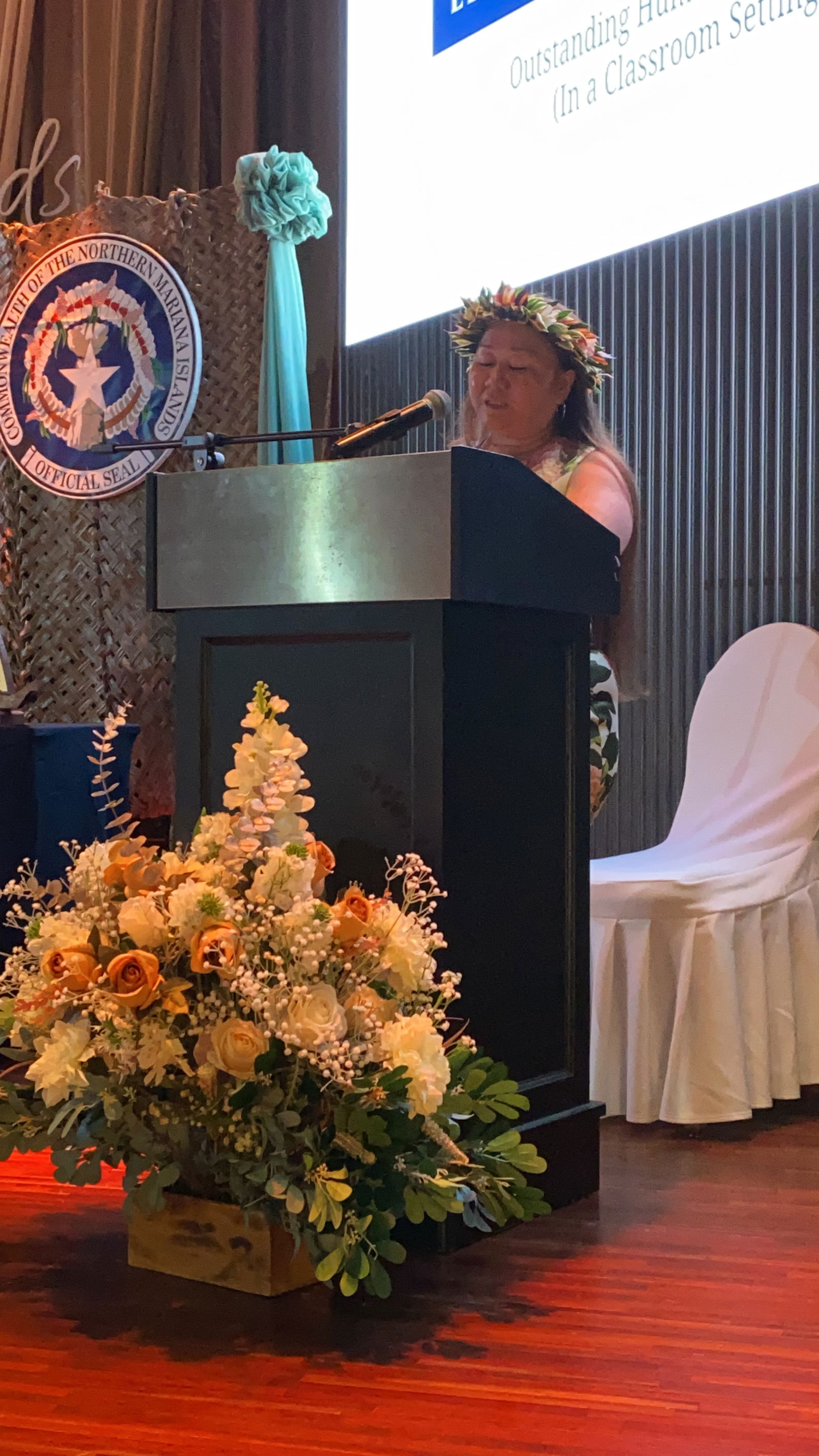 Elsie Johnson is the other Outstanding Humanities Teacher awardee.