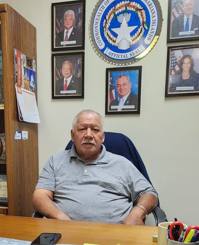 Rep. Roman C. Benavente poses for a photo during an interview on Monday.