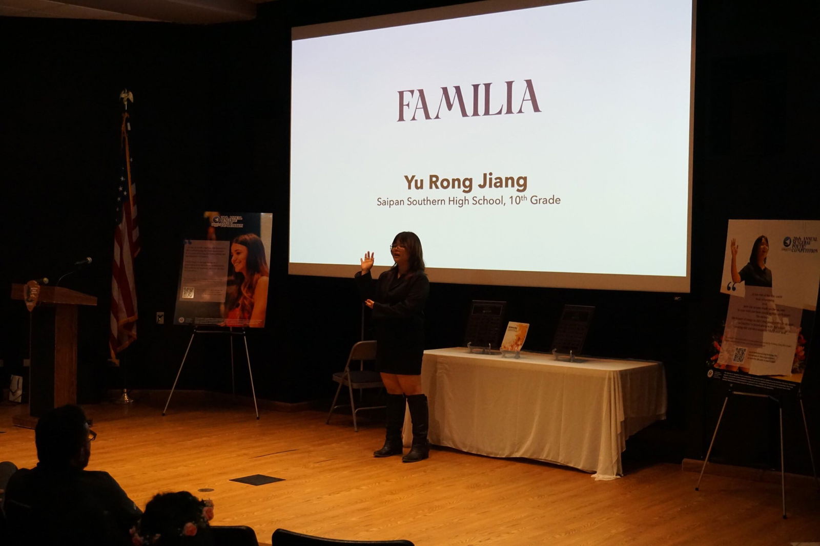 Saipan Southern High School's Yu Rong Jiang. 