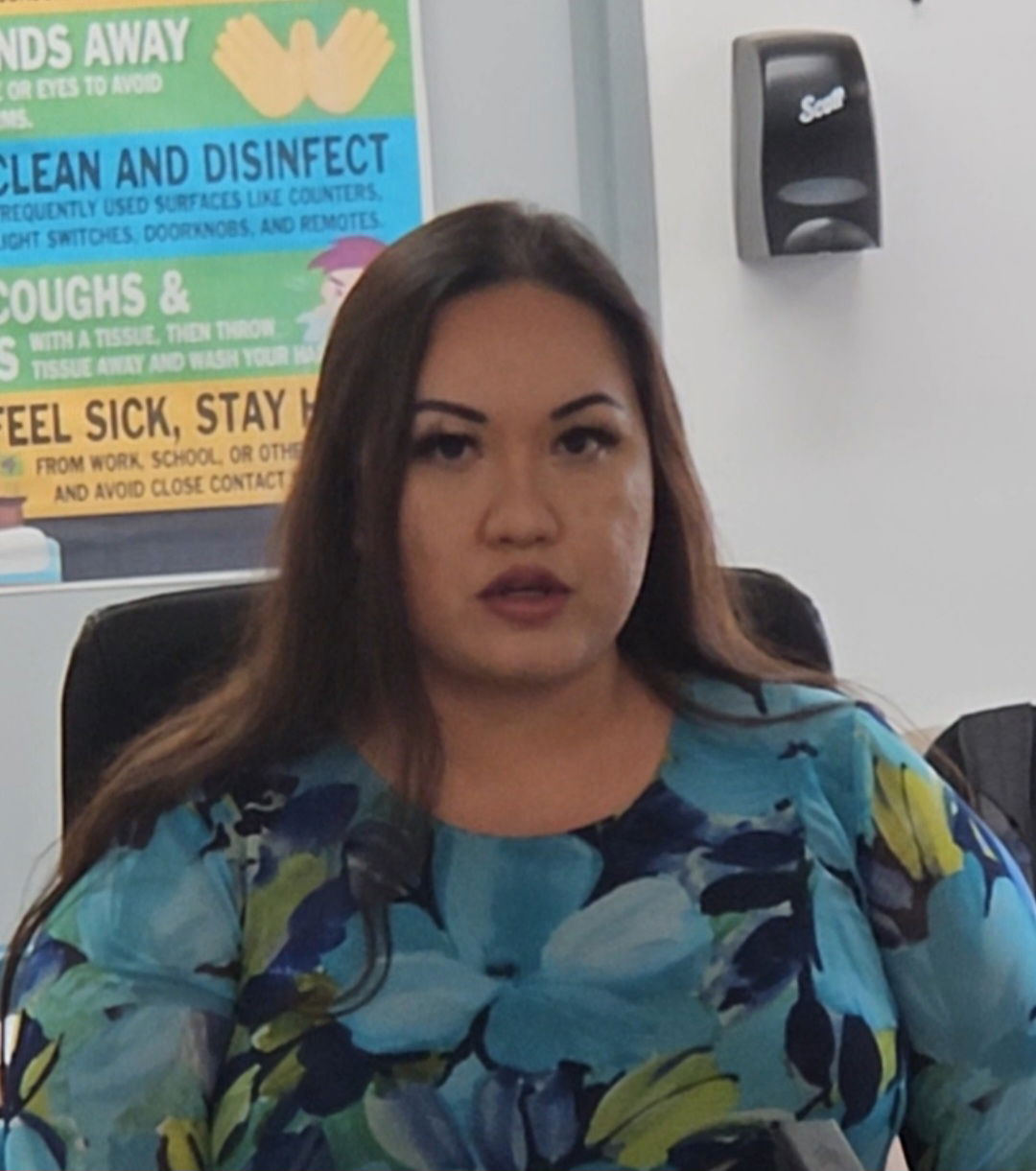 Candice LG. Muna speaks at the CUC special board meeting last October 4.