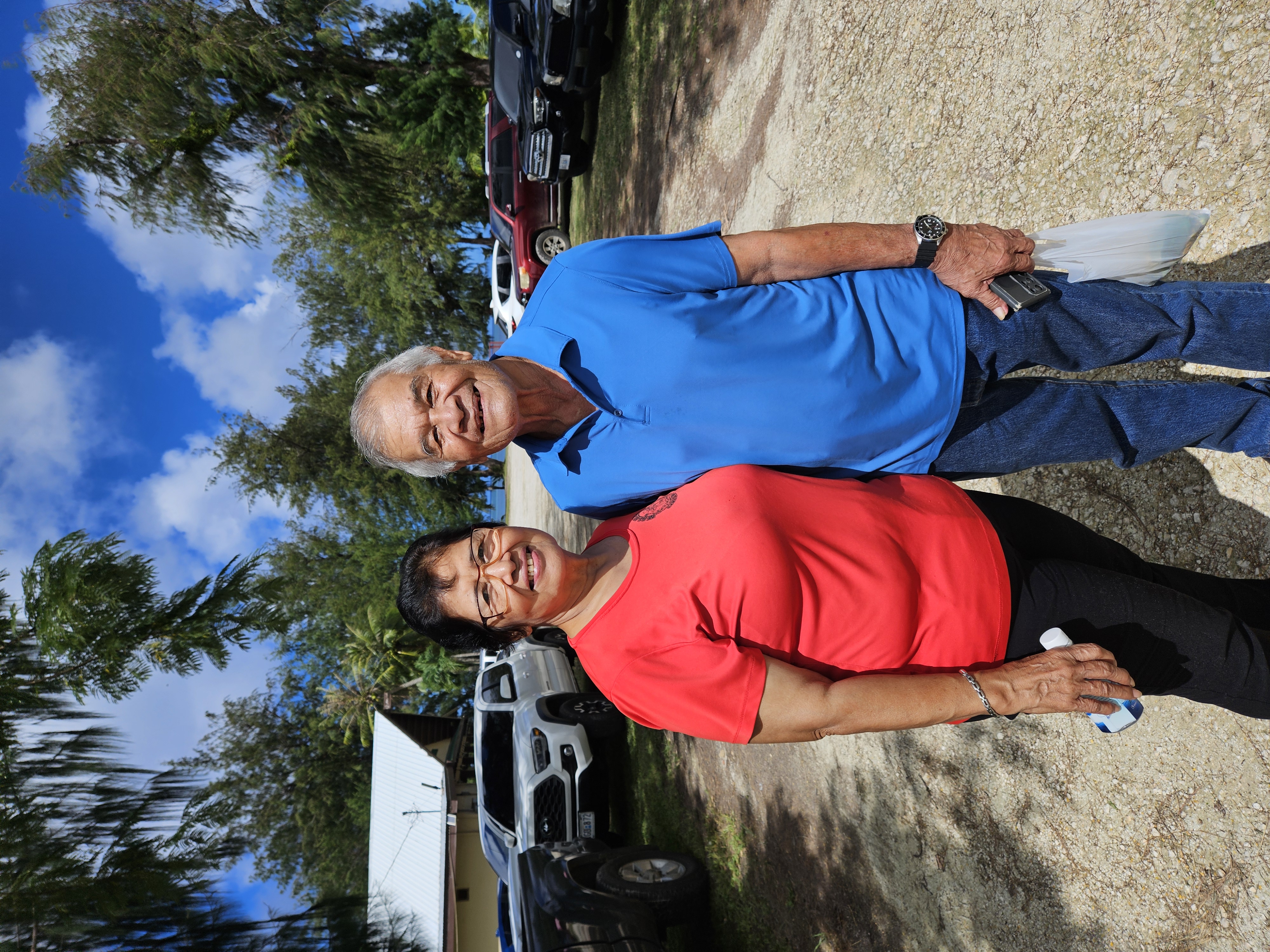 Former Rep. Juan Iguel Tenorio with wife Rosita.