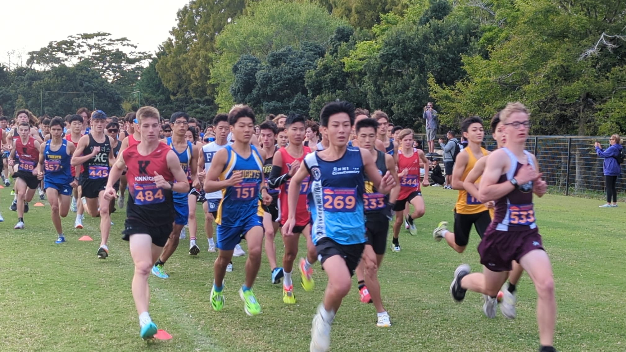 Raffy Cai in the lead.