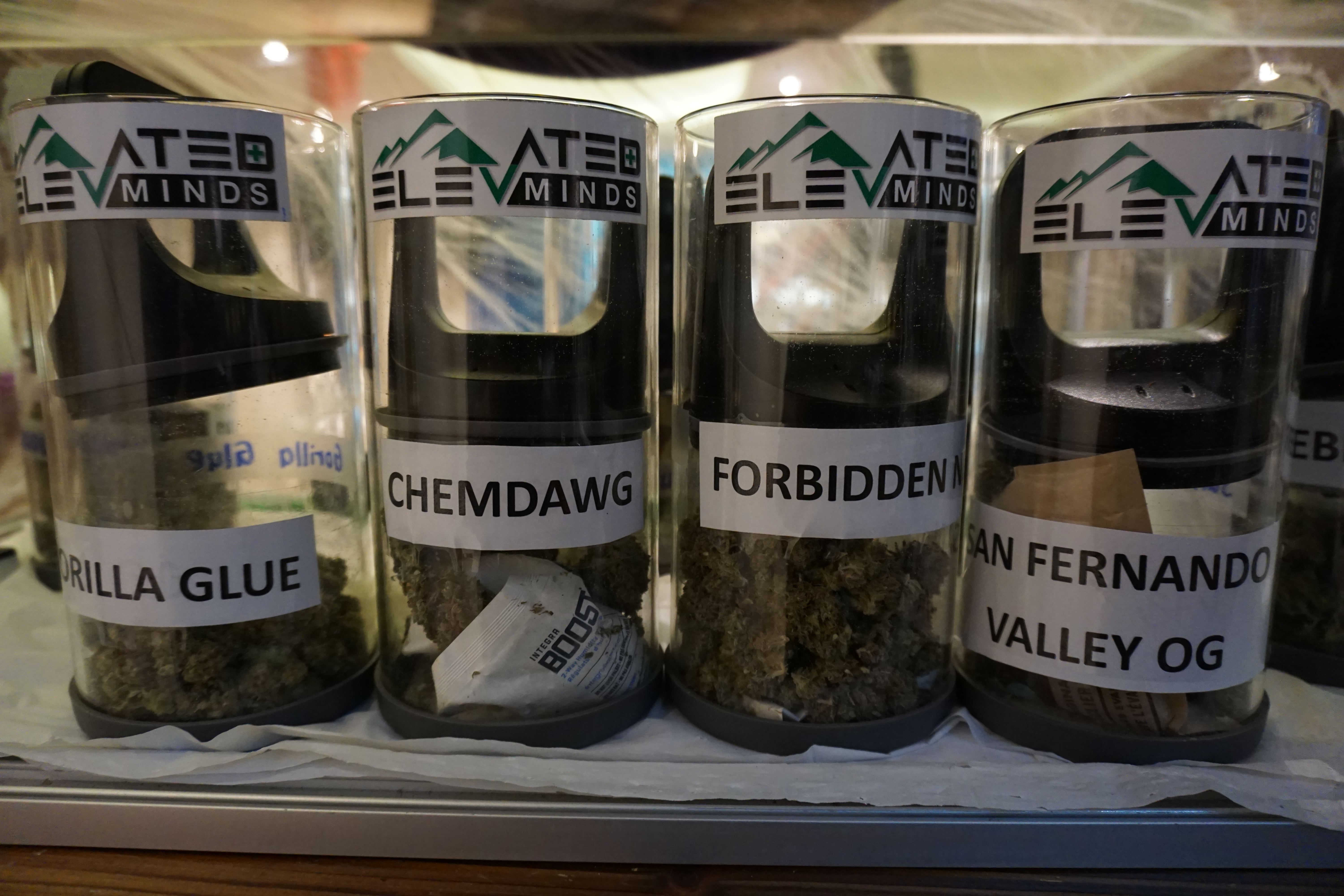 Some Elevated Minds strains are also available for sale at The Hookup.