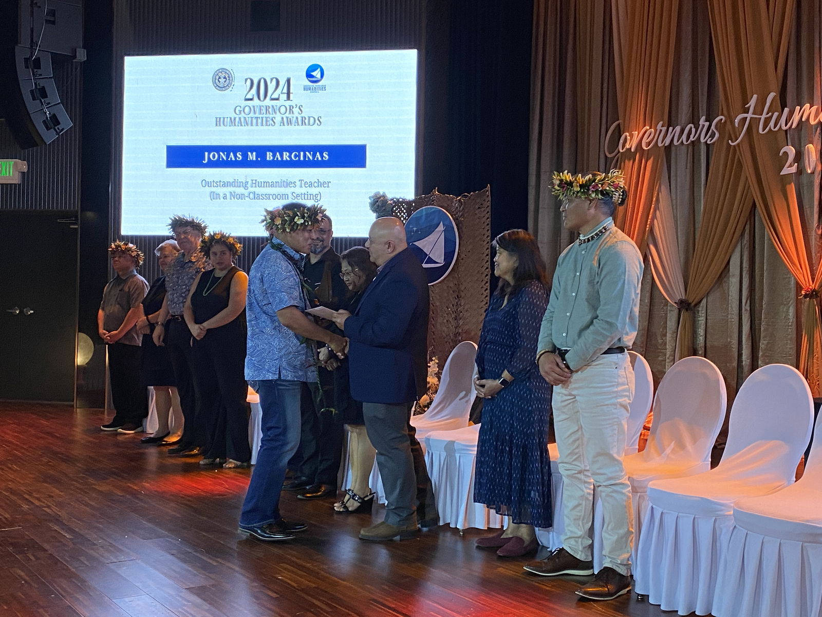 Elsie Johnson is the other Outstanding Humanities Teacher awardee.