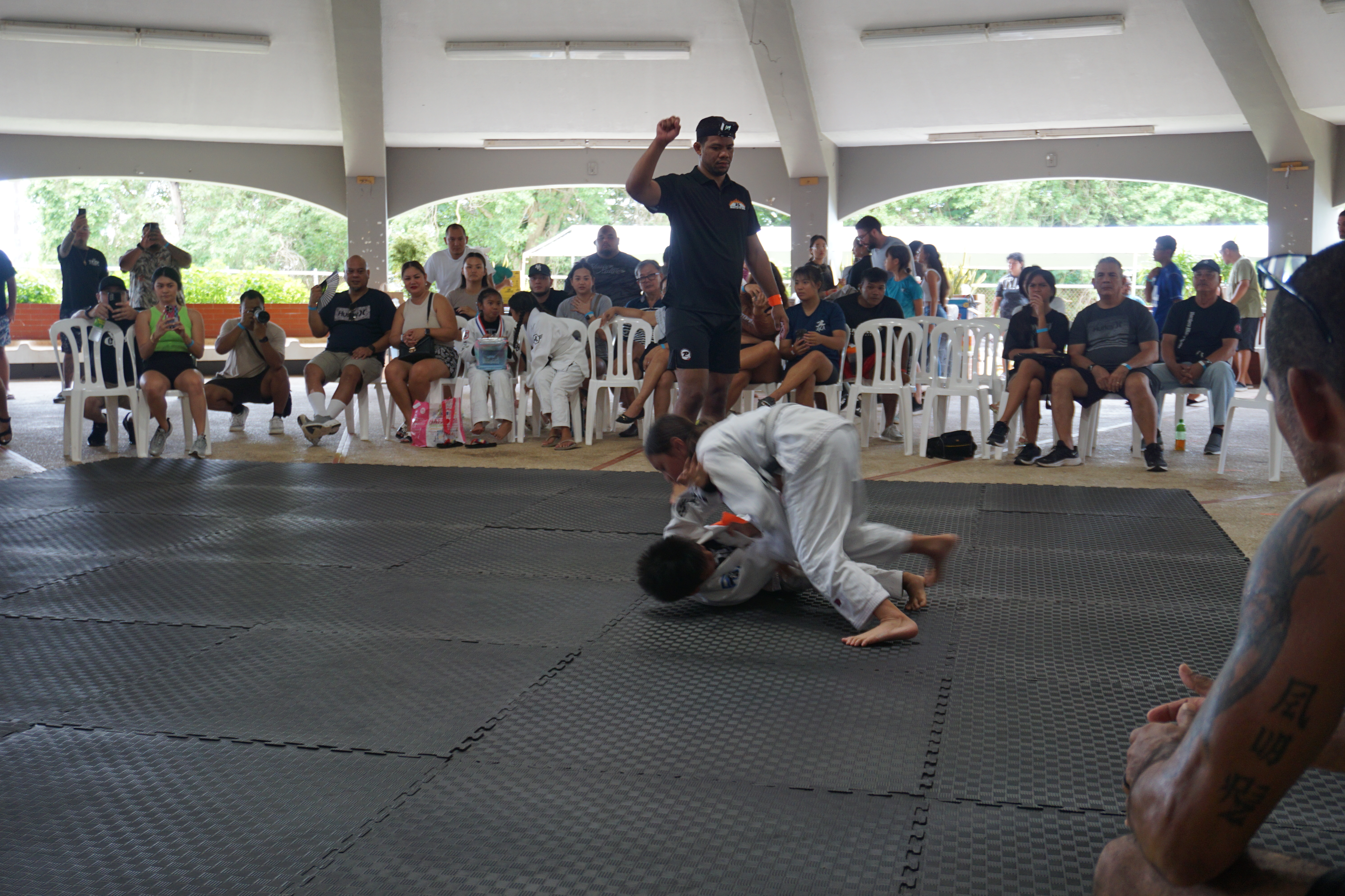 Reiden Travilla and ​Deighton Muna battle for supremecy