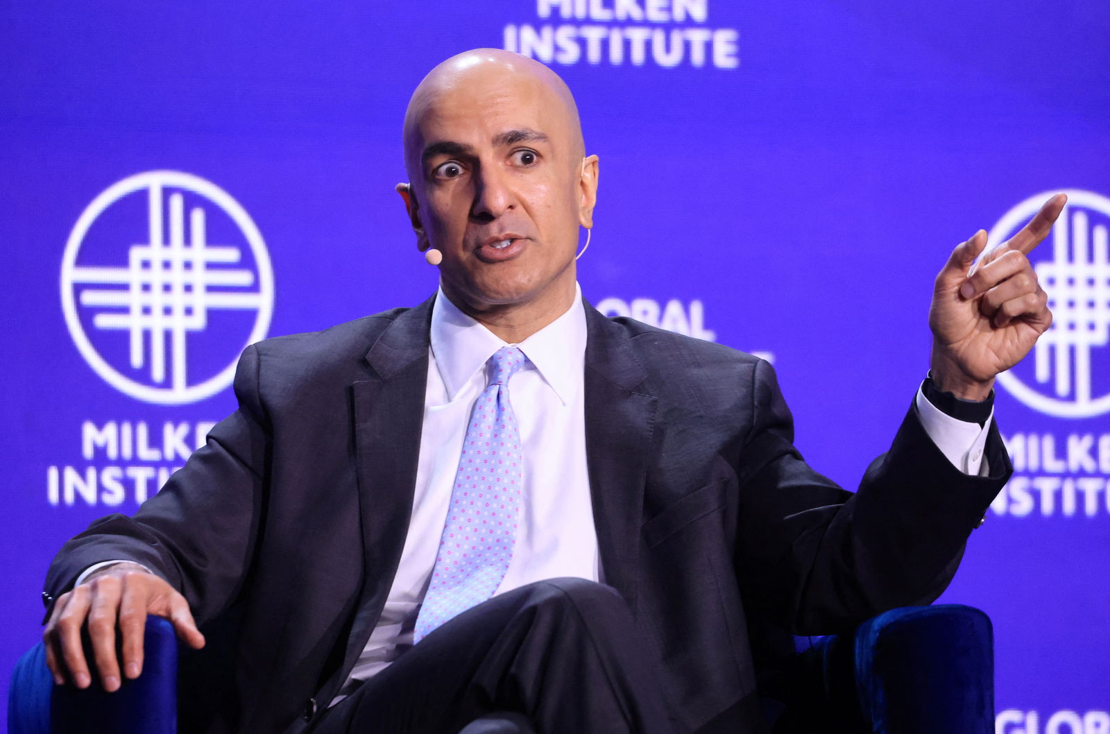 Neel Kashkari, president and CEO, Federal Reserve Bank of Minneapolis, speaks at the Milken Conference 2024 Global Conference Sessions at The Beverly Hilton in Beverly Hills, California, May 7, 2024.