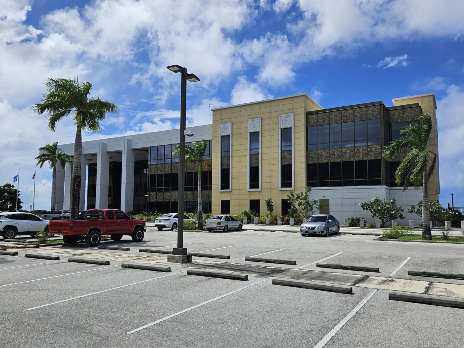 The United States Courthouse in Gualo Rai, Saipan.