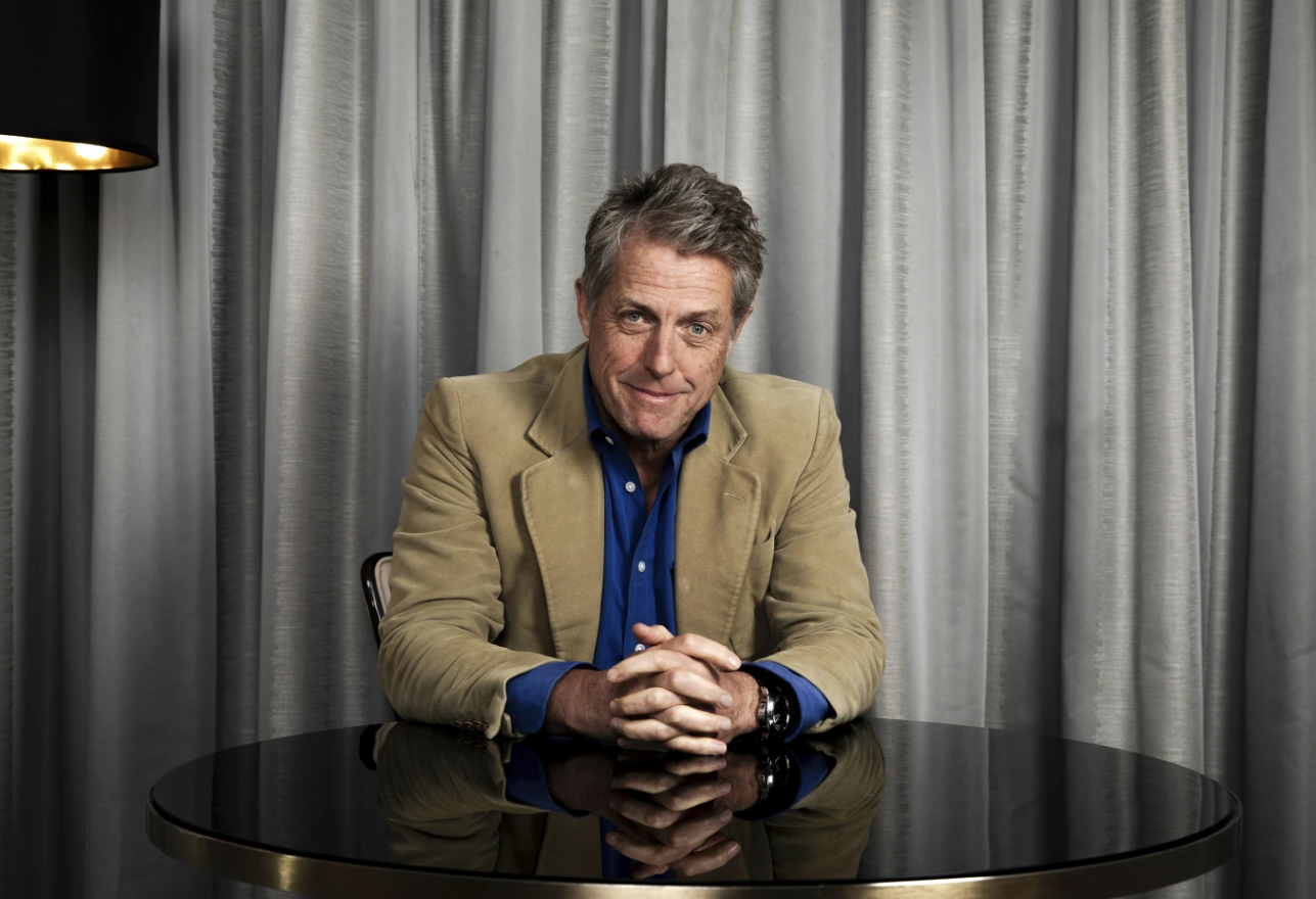Hugh Grant poses for a portrait to promote the film, “Heretic,” in Los Angeles, Oct. 27, 2024.