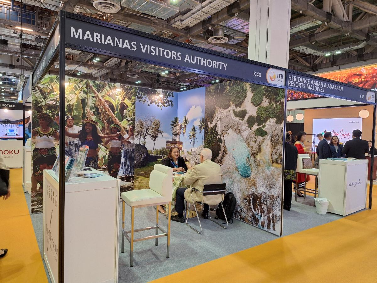 The Marianas Visitors Authority holds B2B meetings at ITB Asia — an annual B2B trade show and convention for the Asia-Pacific travel industry — on Oct.23-25, 2024, in Singapore. MVA promoted tourism opportunities in The Marianas and met with potential tourism partners at the event.