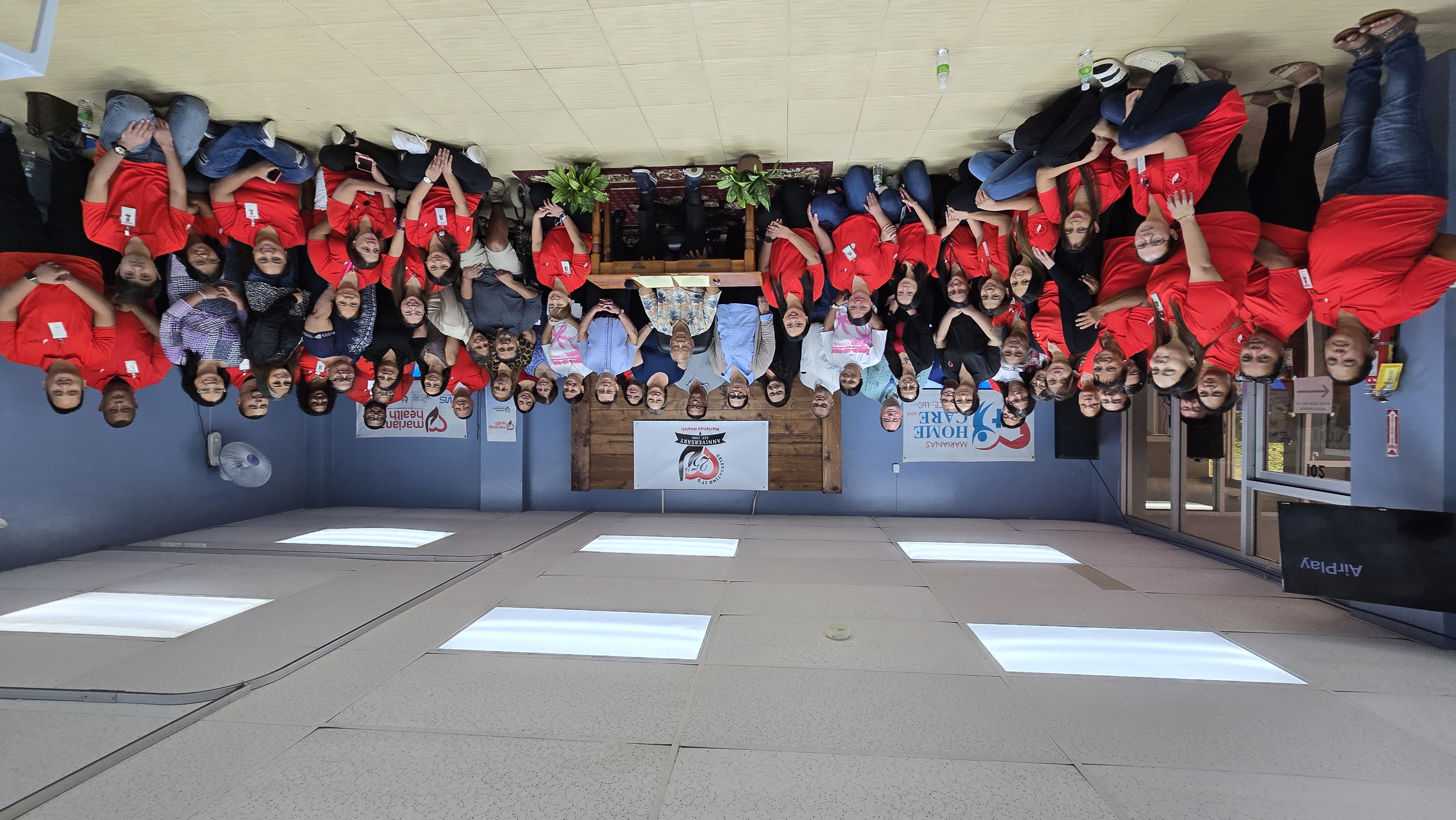 Marianas Health staff members join Lt. Gov. David M. Apatang in proclaiming November as National Care at Home Month and National Family Caregiver Month.