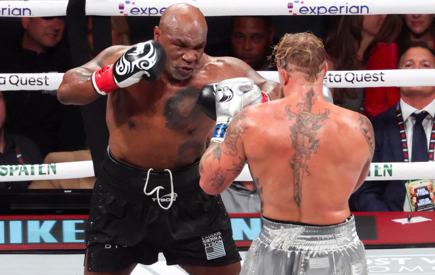 Mike Tyson fights Jake Paul at AT&T Stadium on Friday in Arlington.