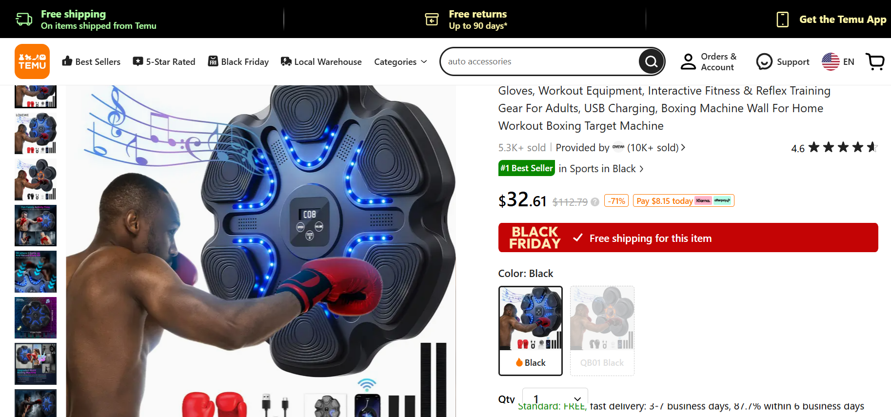 Boxing gloves workout equipment