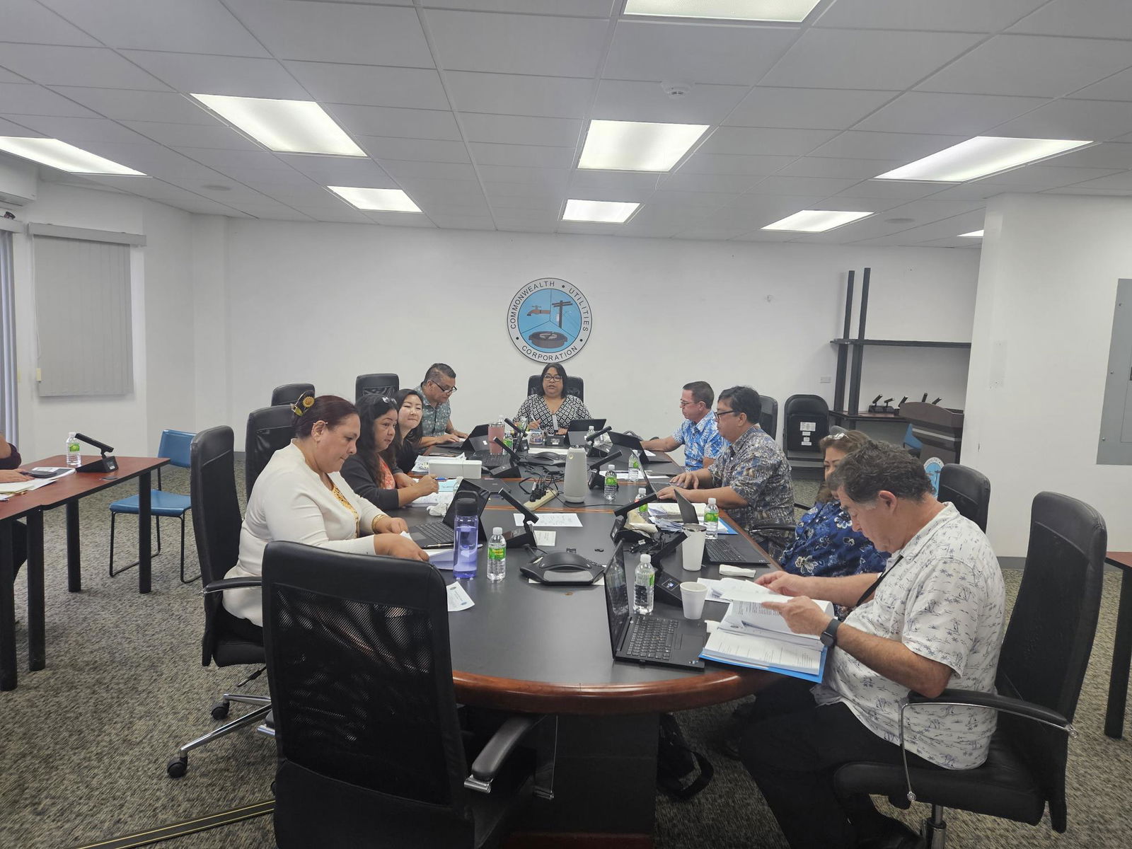 The Commonwealth Utilities Corporation board of directors met on Monday with CUC Executive Director Kevin Watson, and Chief Financial Officer Betty Terlaje.