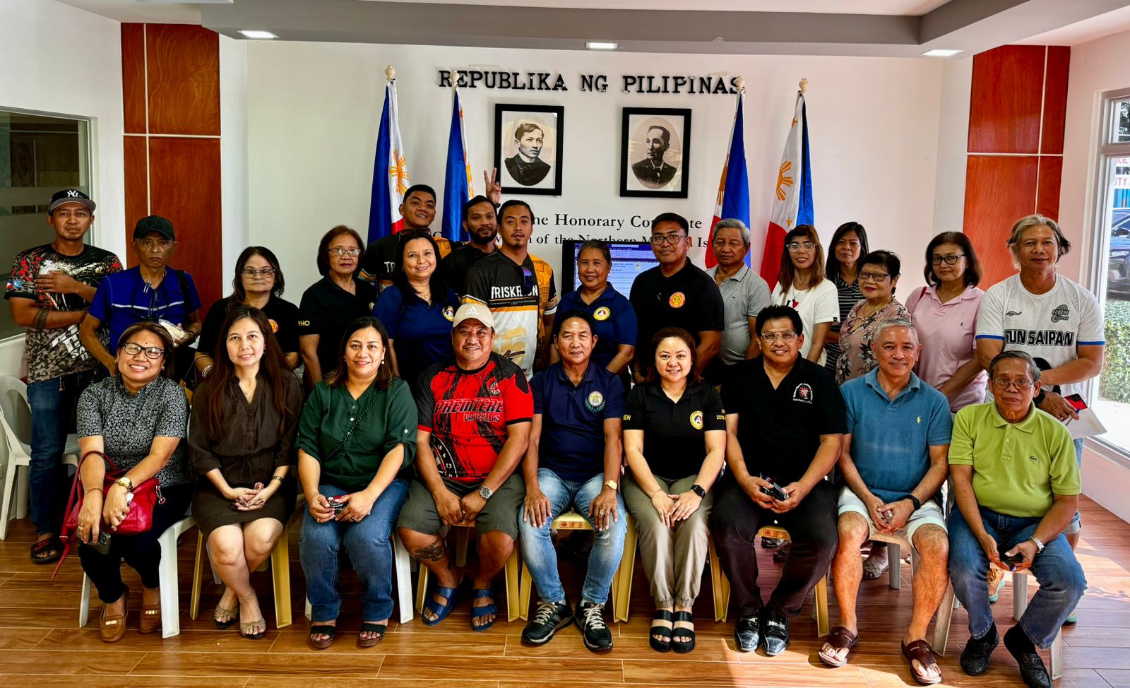 The United Filipino Organization members elected a new set of officers at the Sun Palace in Susupe on Sunday, Nov. 17, 2024.