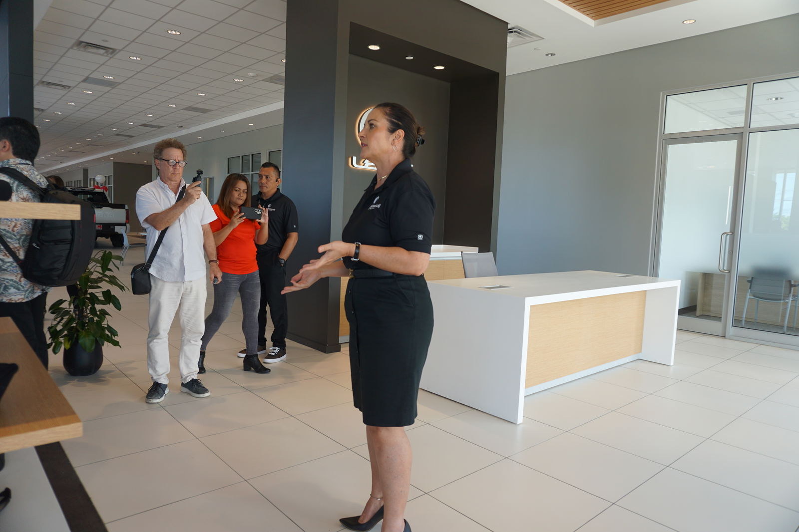 Tracy Guerrero, Atkins Kroll Saipan's general manager, took the media on a guided tour of the new facility on Monday.