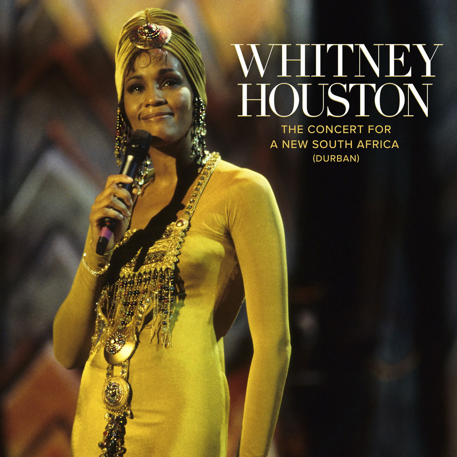 This cover image released by Sony Legacy Recordings shows “The Concert for a New South Africa (Durban)” by Whitney Houston.