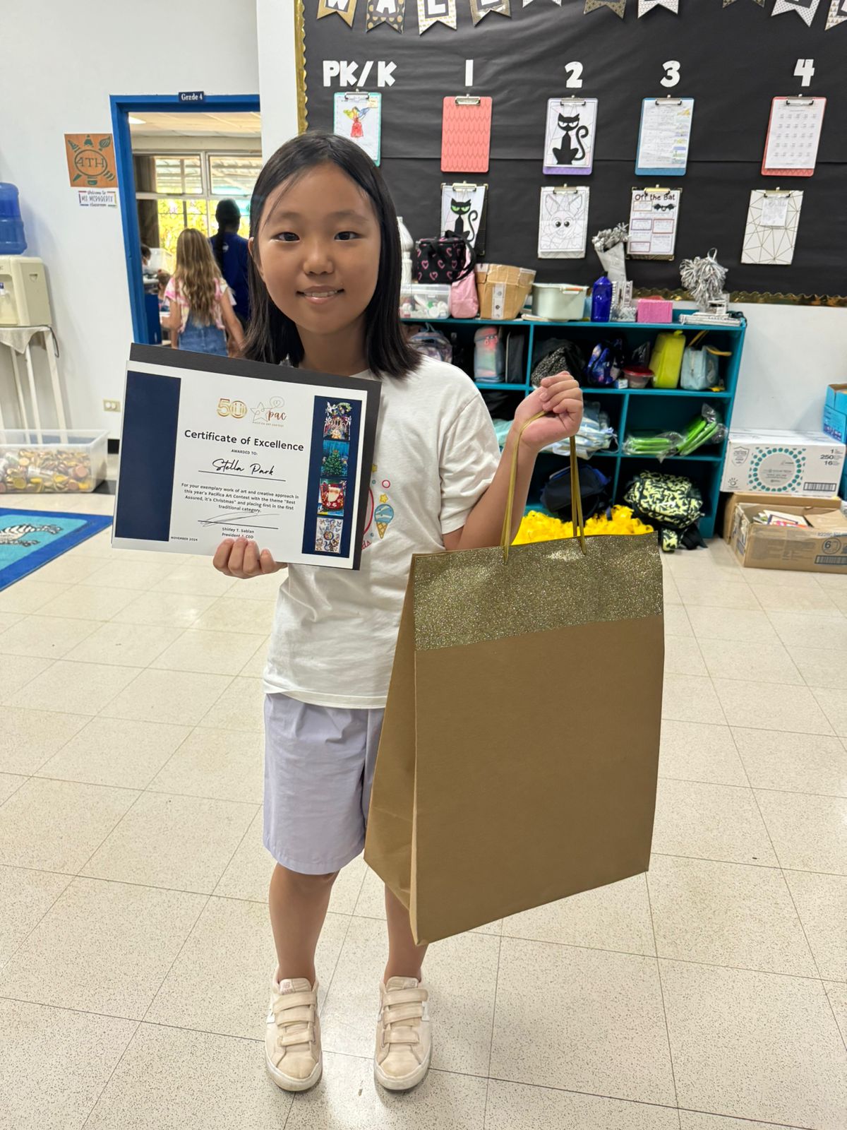 Traditional First Category winner, Stella Park, Saipan International School