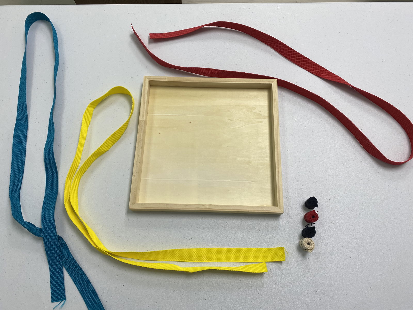 Some of the art materials that will be used in the Scrollathon art event, which will take place on Saipan on Dec. 6.