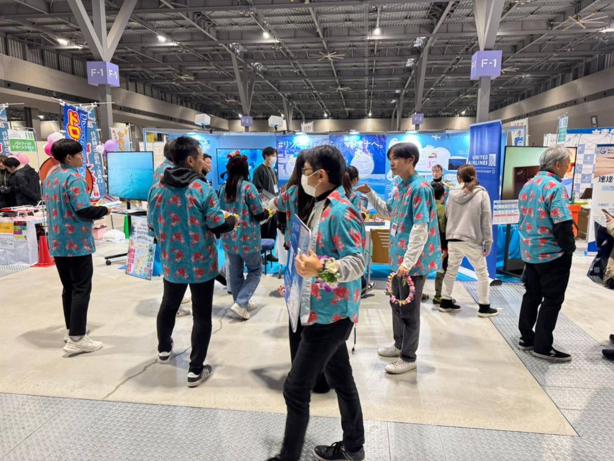 The Marianas Visitors Authority, Toyota Tsusho, Toyota Tourist and AK Toyota promote attractions in The Marianas at Toyota Group Thanks Sale on Dec. 7-8, 2024, in Nagoya, Japan. The trade show attracted an estimated 15,000 attendees.