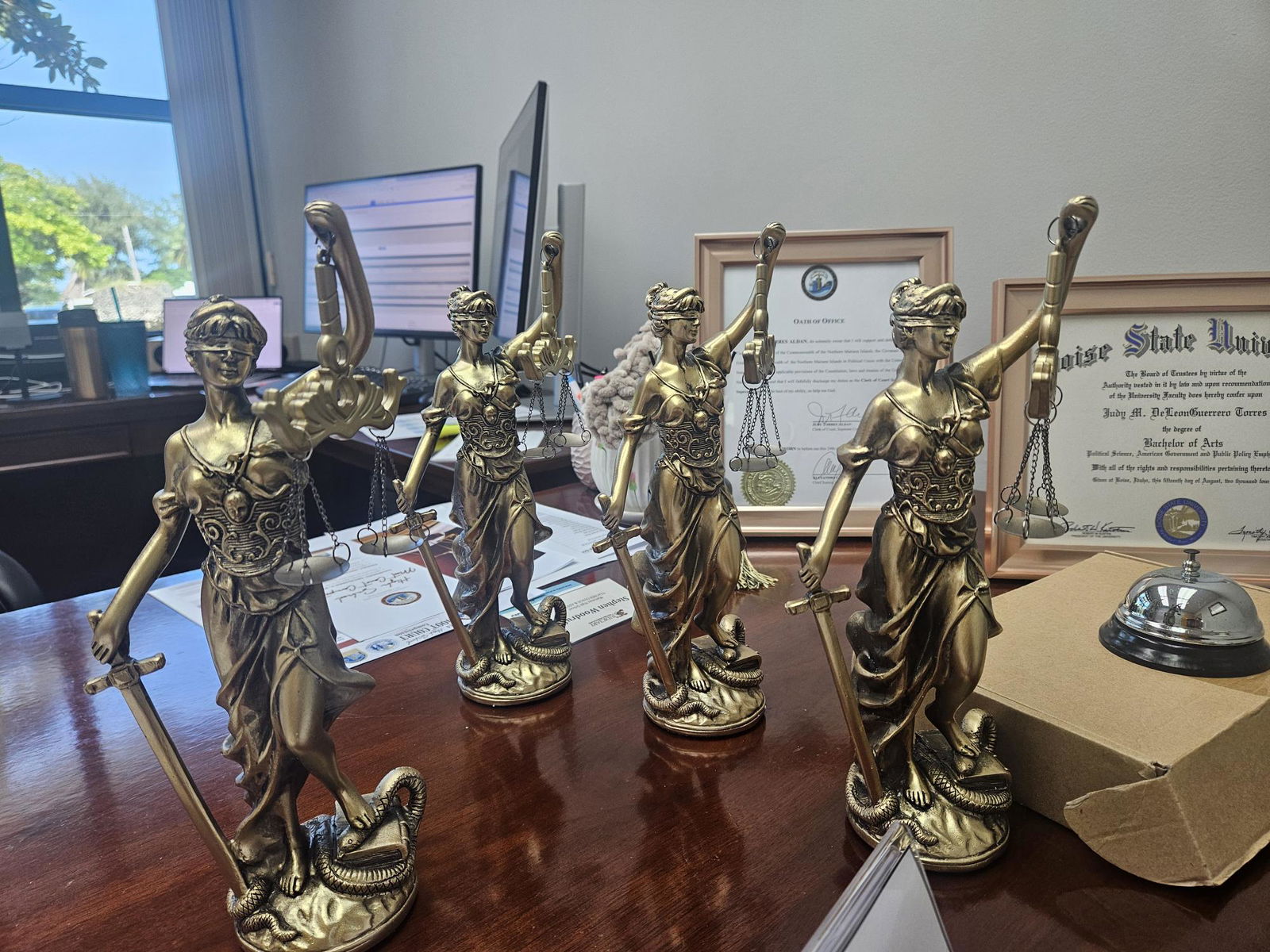 Personal Lady Hustisia trophies will be awarded to the four finalists.
