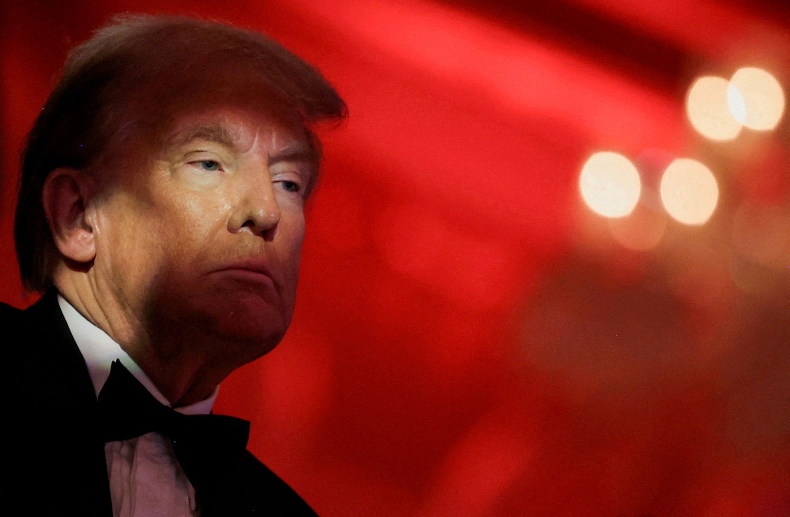 President-elect Donald Trump attends the America First Policy Institute gala at Mar-A-Lago in Palm Beach, Florida, Nov. 14, 2024.