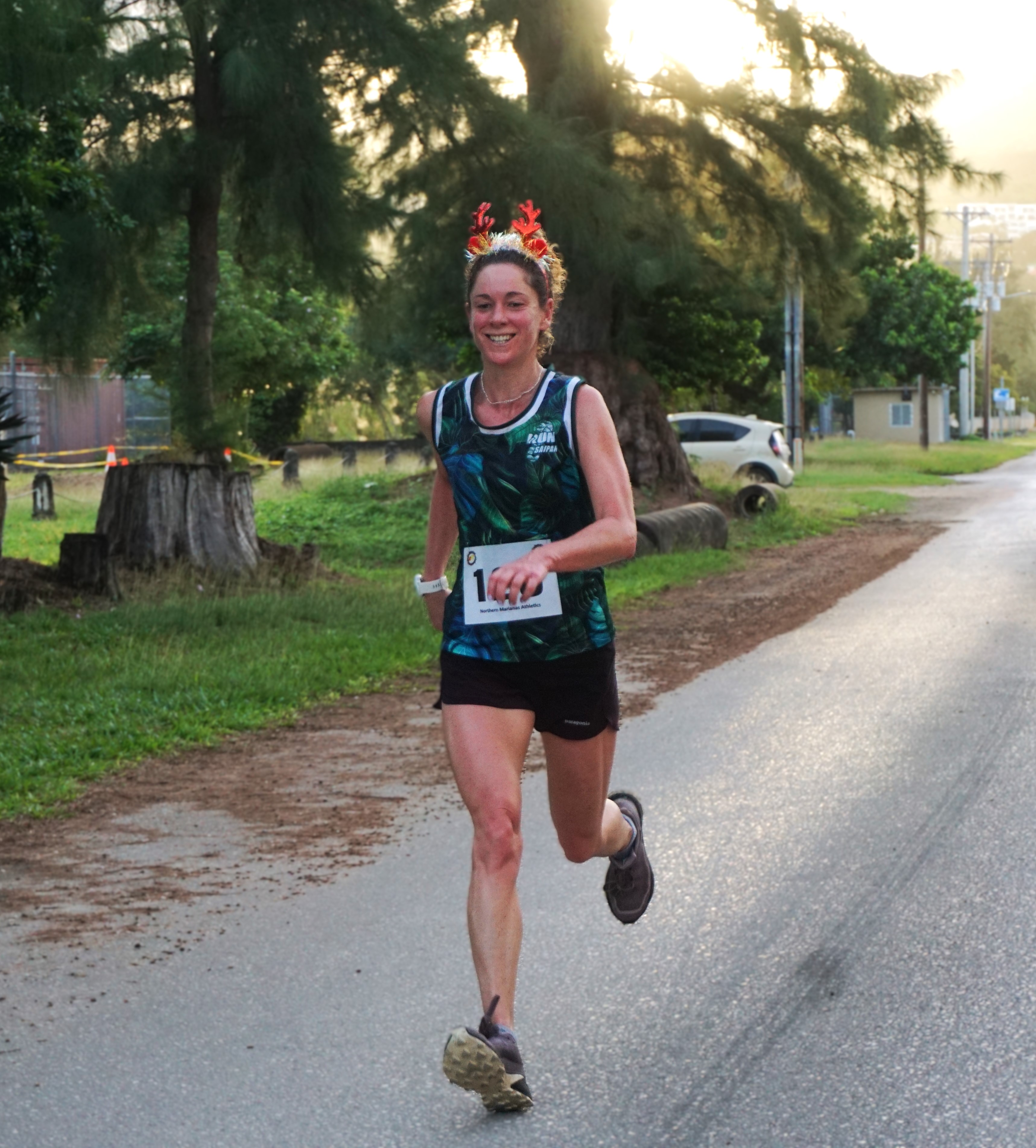Lily Muldoon rules the solo category of Northern Marianas Athletics’ 43rd Annual Christmas Island Relay 2024 in the Marianas Beach Resort/Micro Beach area on Saturday morning.