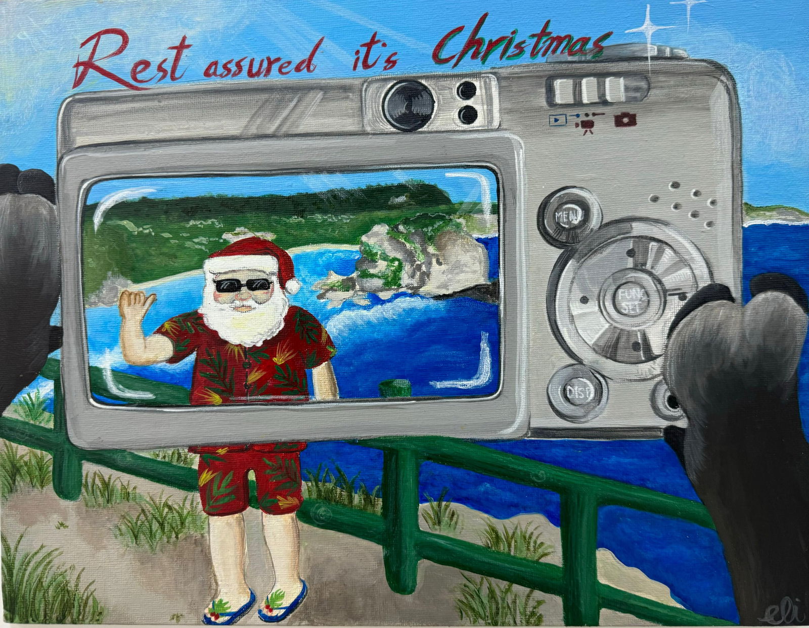 Artwork by Eliane Pagaduan from Grace Christian Academy, Second Category Traditional Winner