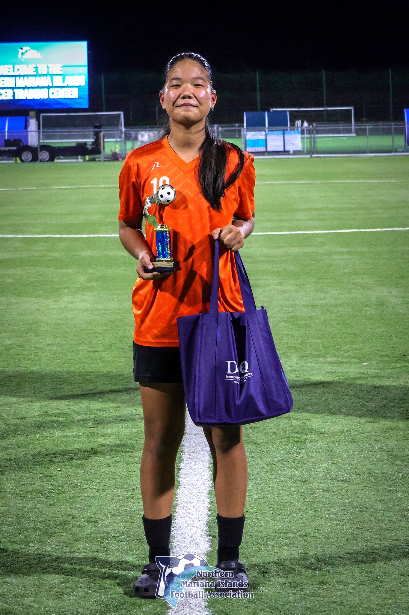 Kanoa FC's Ye Lynn Ha was named Player of the Match (finals) during the awards ceremony in the A division of the Dove Women's League Fall 2024  at the NMI Soccer Training Center in Koblerville on Sunday. 