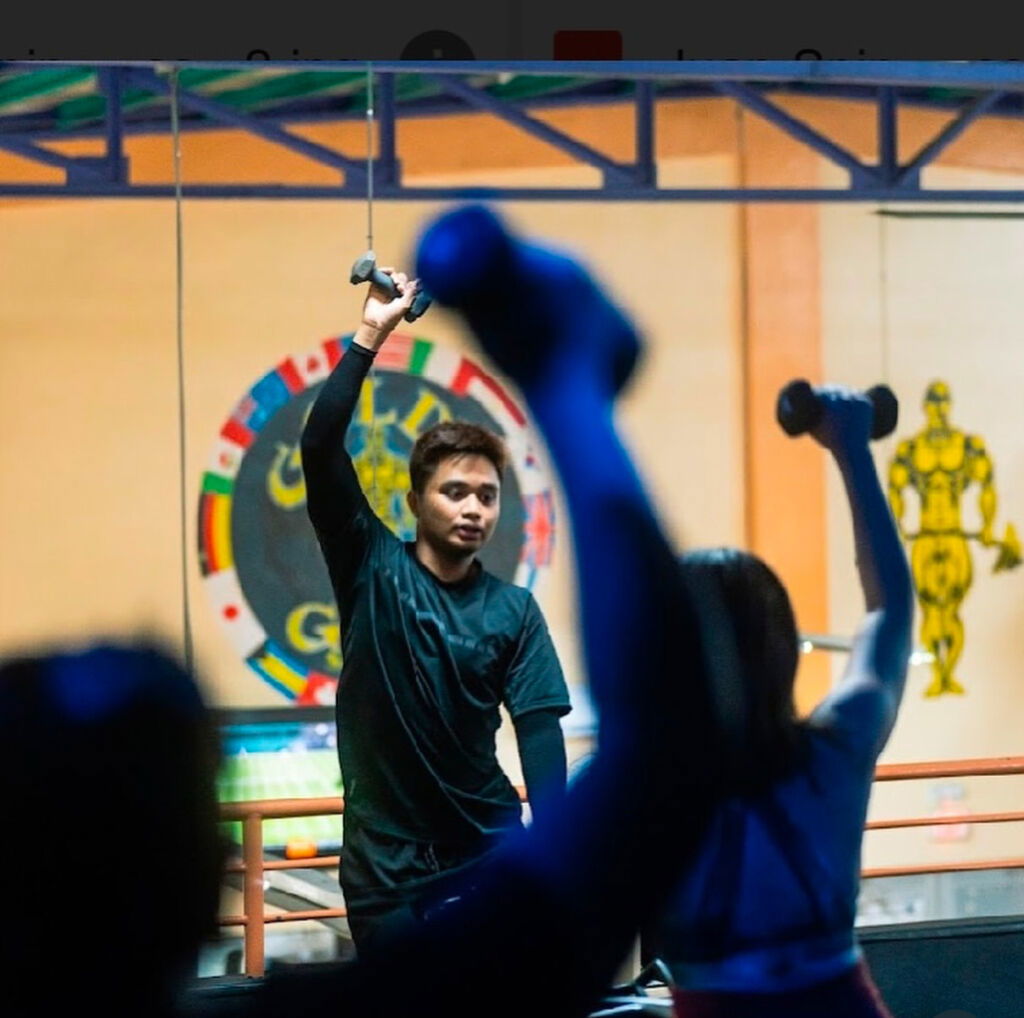 JP Camacho conducts a spin class.