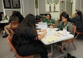 Over 80 completed the Introduction to Governmental Accounting and Reporting held at the multi-purpose center in August 2024.  The four-day workshop was provided by the Graduate School USA PITI-VITI initiative. From left, Nieves Babauta, Johara Teregeyo and Sherylyn Alvarez.