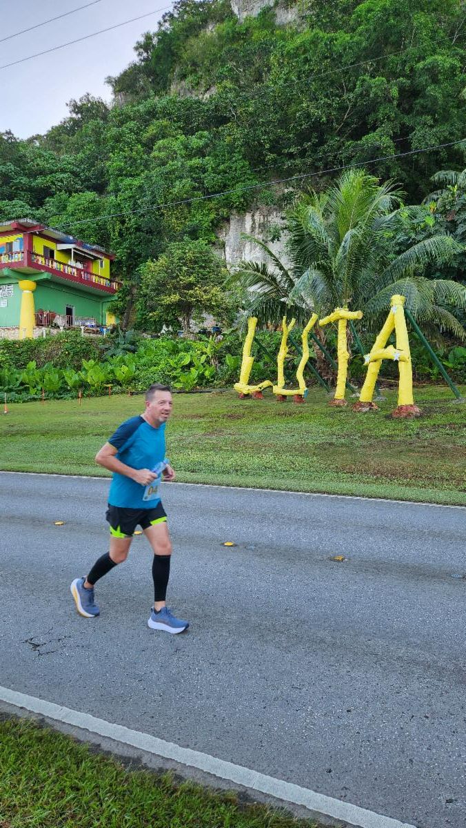 Stephen Dame of the Marianas takes on the half marathon course during the 2nd Annual Rota Marathon on Jan. 18, 2025. Rota, called Luta by locals, has several monikers based on its charms, including Rota is Beautiful, Rota is Romantic, and Rota is Delicious.