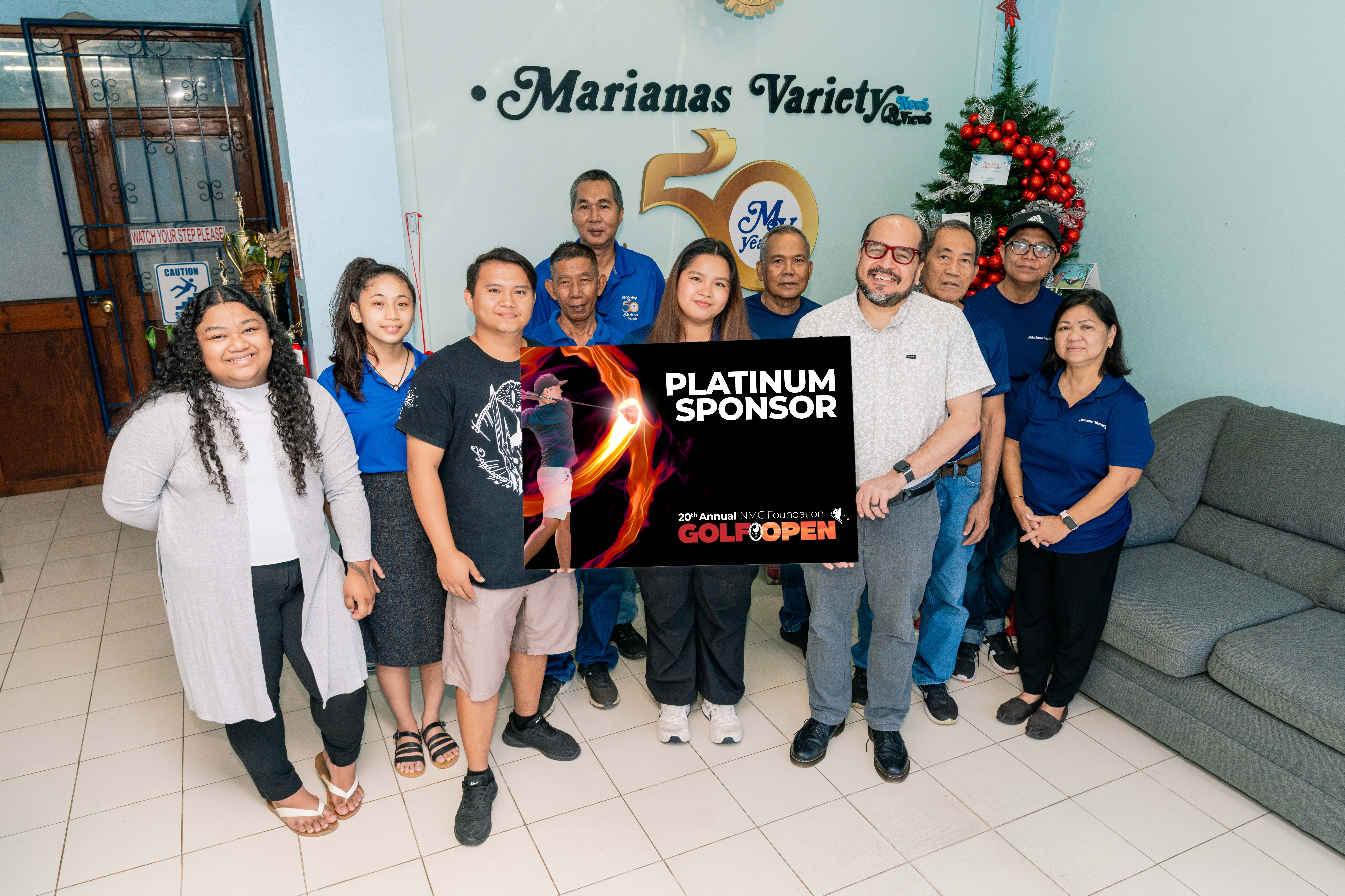 Marianas Variety has donated $10,000 worth of print and online advertisements to the Northern Marianas College Foundation to help promote its Golf Open set for March 2025.