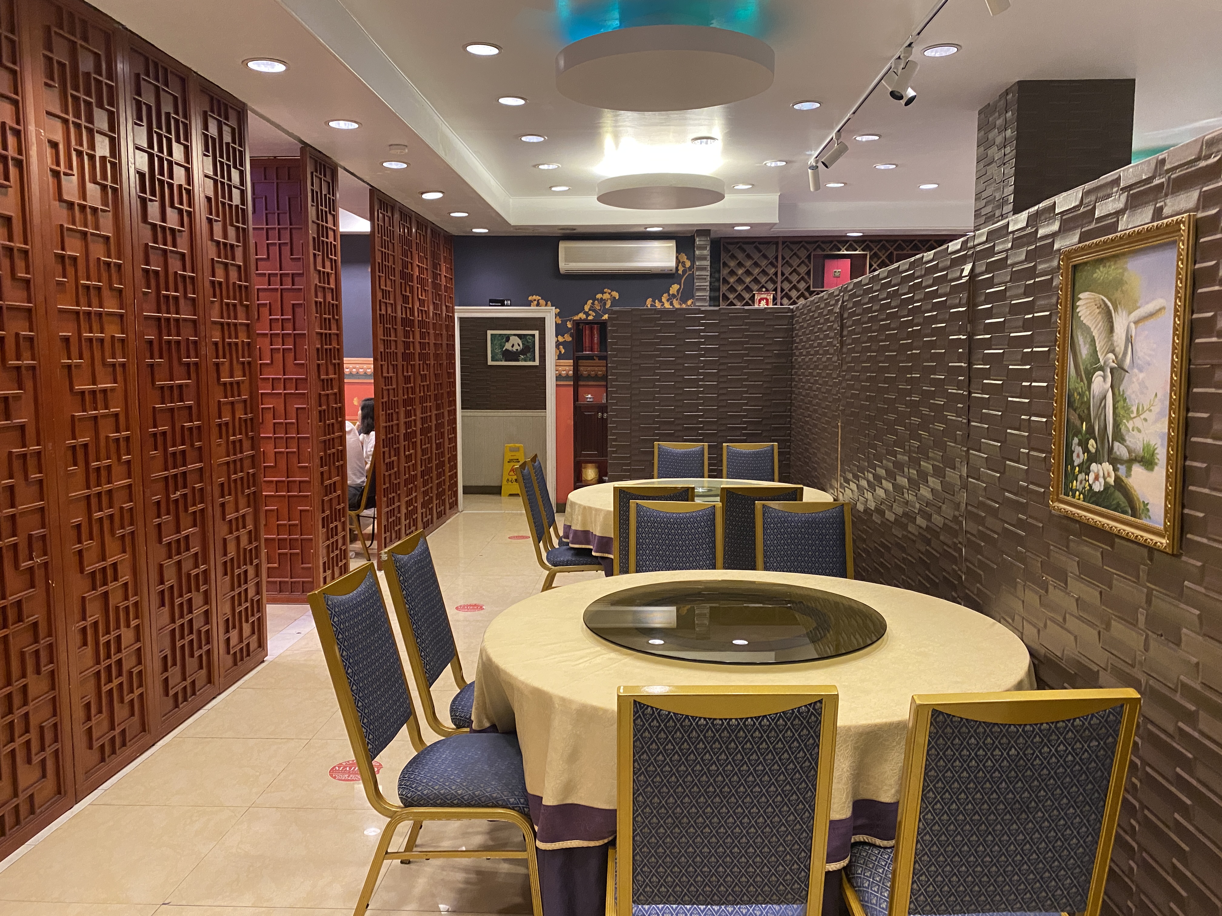 Parrot fish, lobster, and more are on the set menu at Majesty Restaurant. 