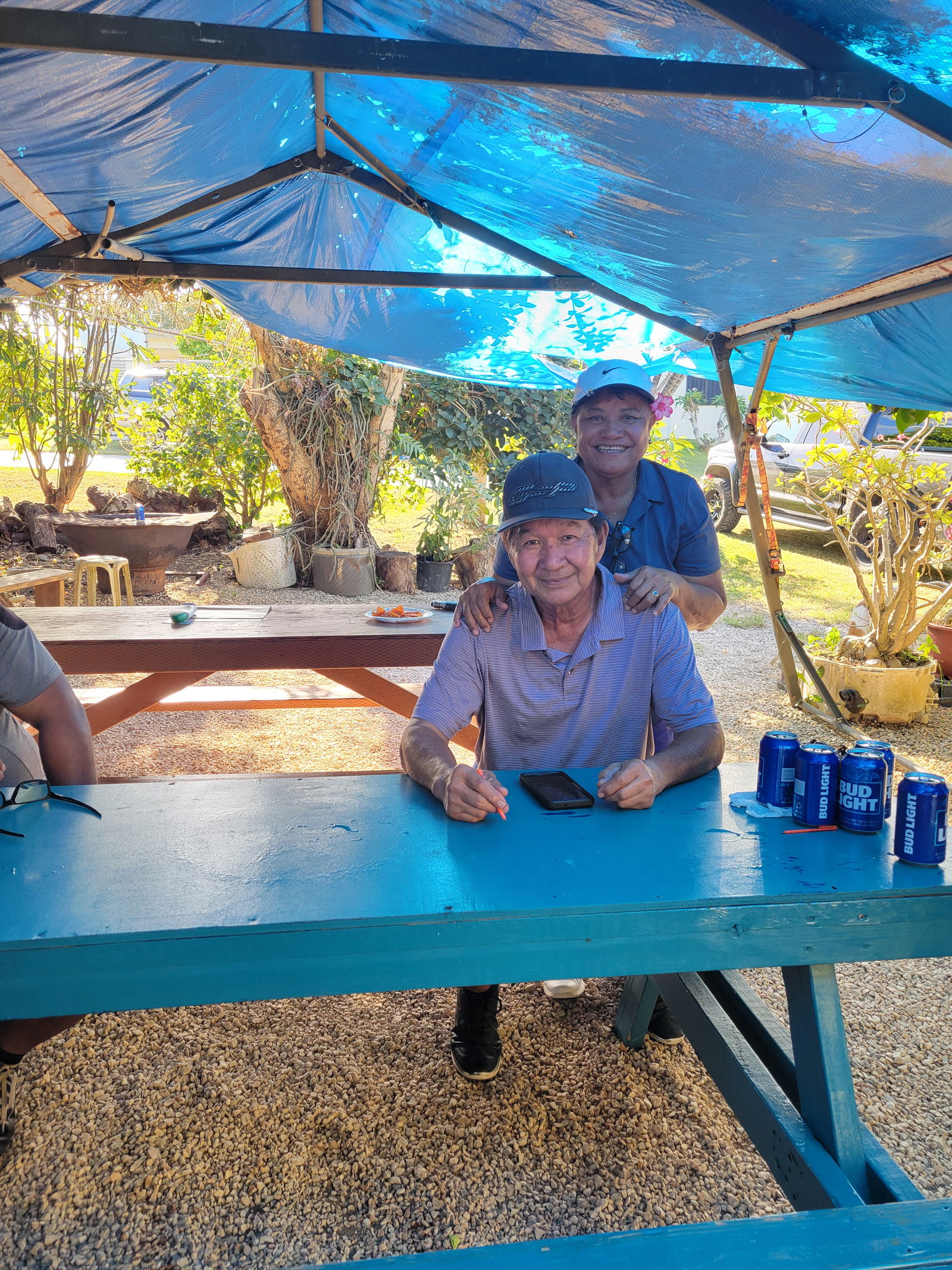 Ben Jones Sr. with wife Sherlyn Jones.