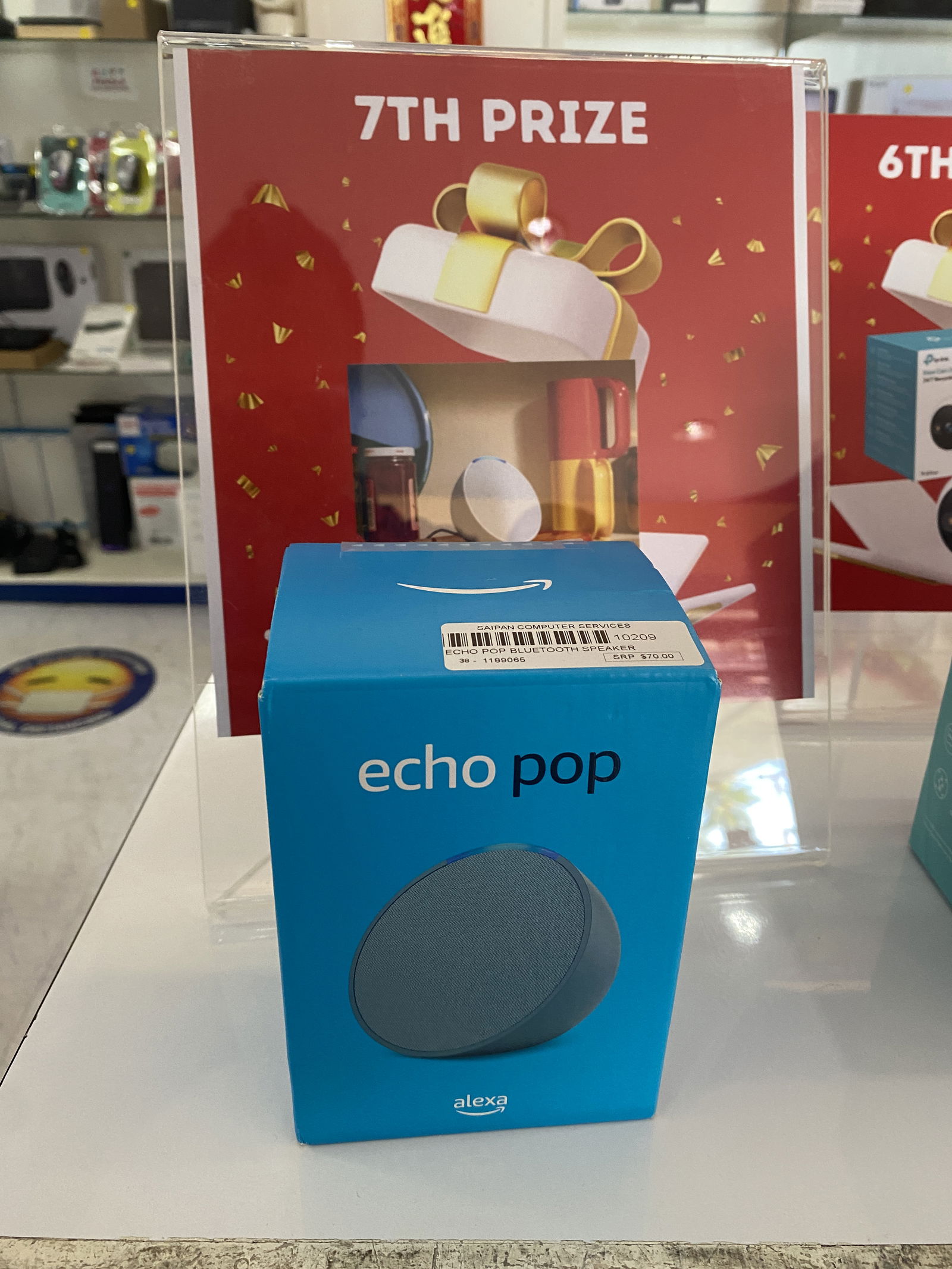 Some of the raffle prizes.