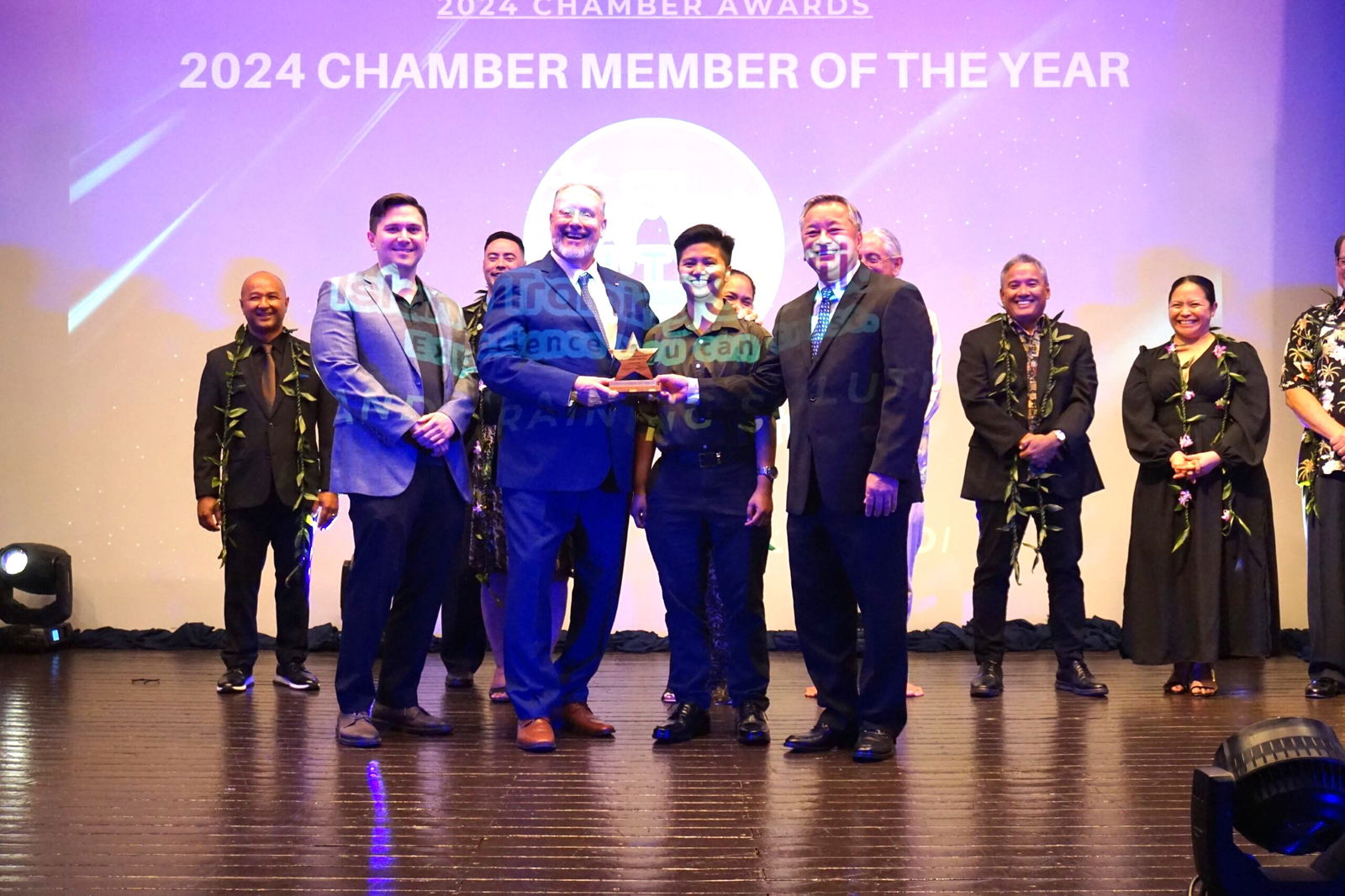 The Chamber Member of the Year is Island Training Solutions.