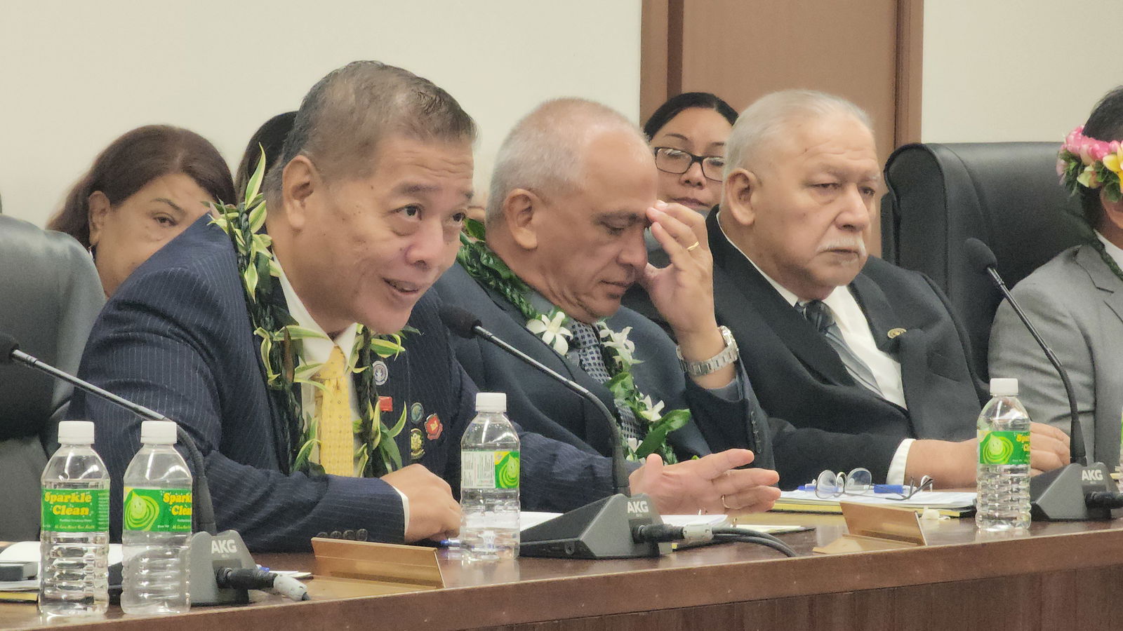 Rep. Daniel I. Aquino Jr. delivers his remarks.