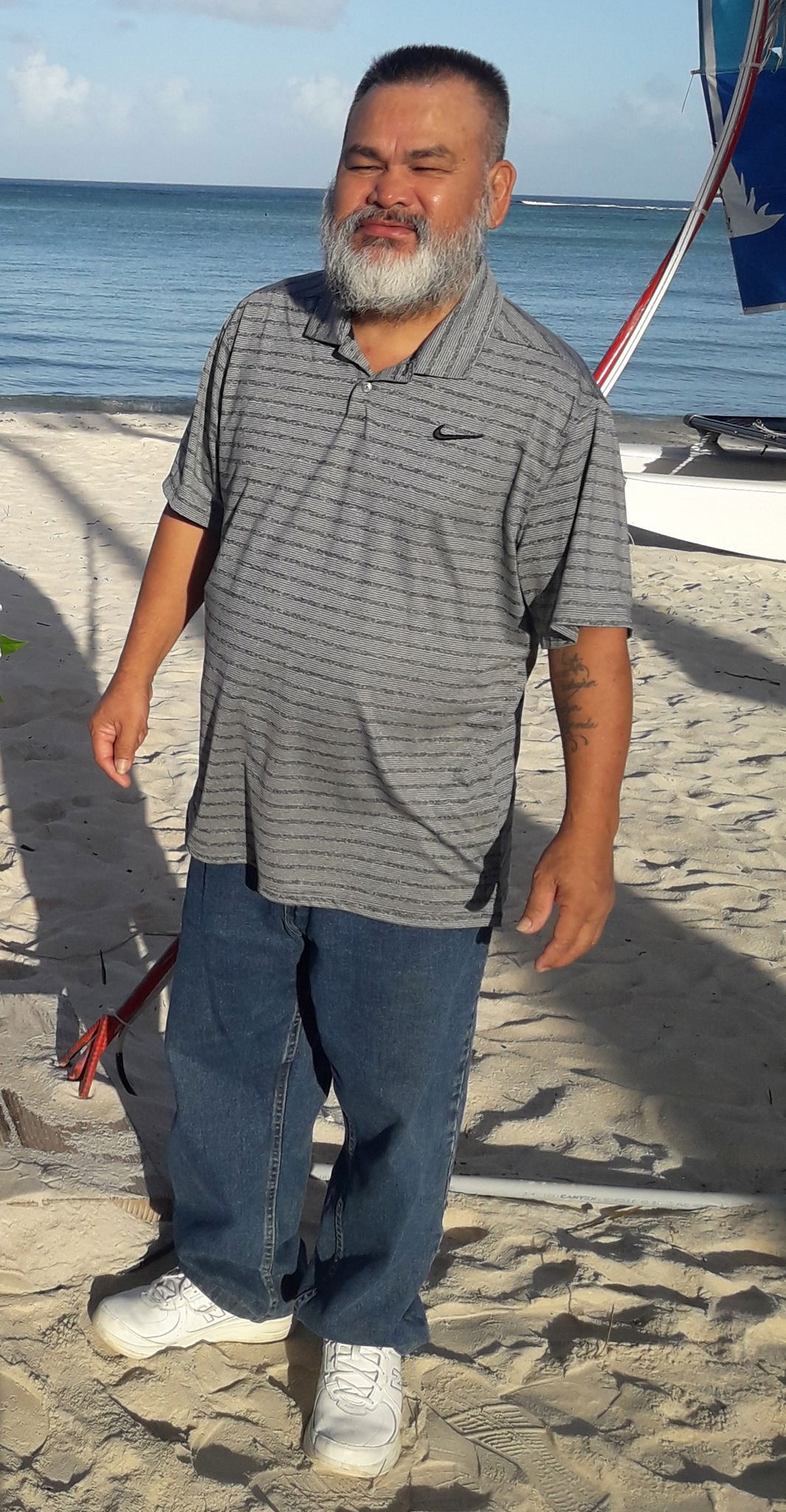 Fabian Indalecio poses for a picture. 