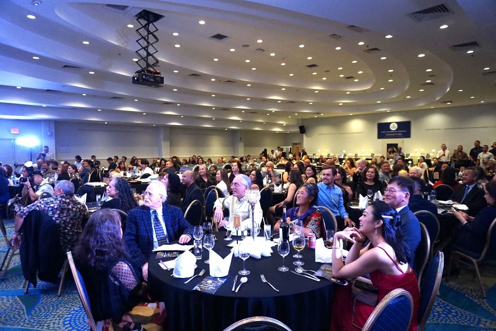 Members of the business community gathered at Crowne Plaza for the 2024 Saipan Chamber of Commerce Business Person of the Year event.