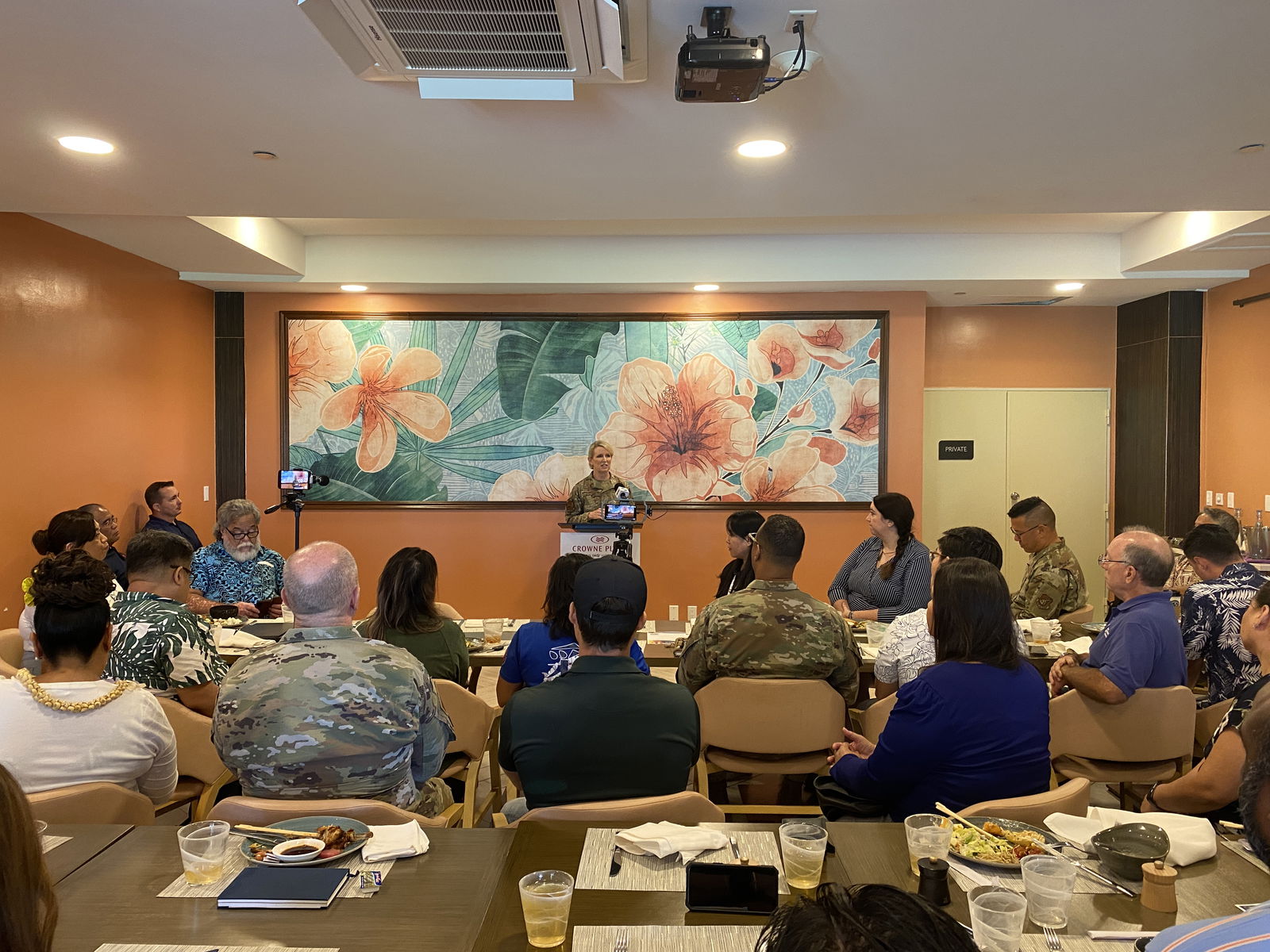 Air Force Lt. Gen. Laura Lenderman was the special guest of the Saipan Chamber of Commerce on Friday, Jan. 20, 2025.