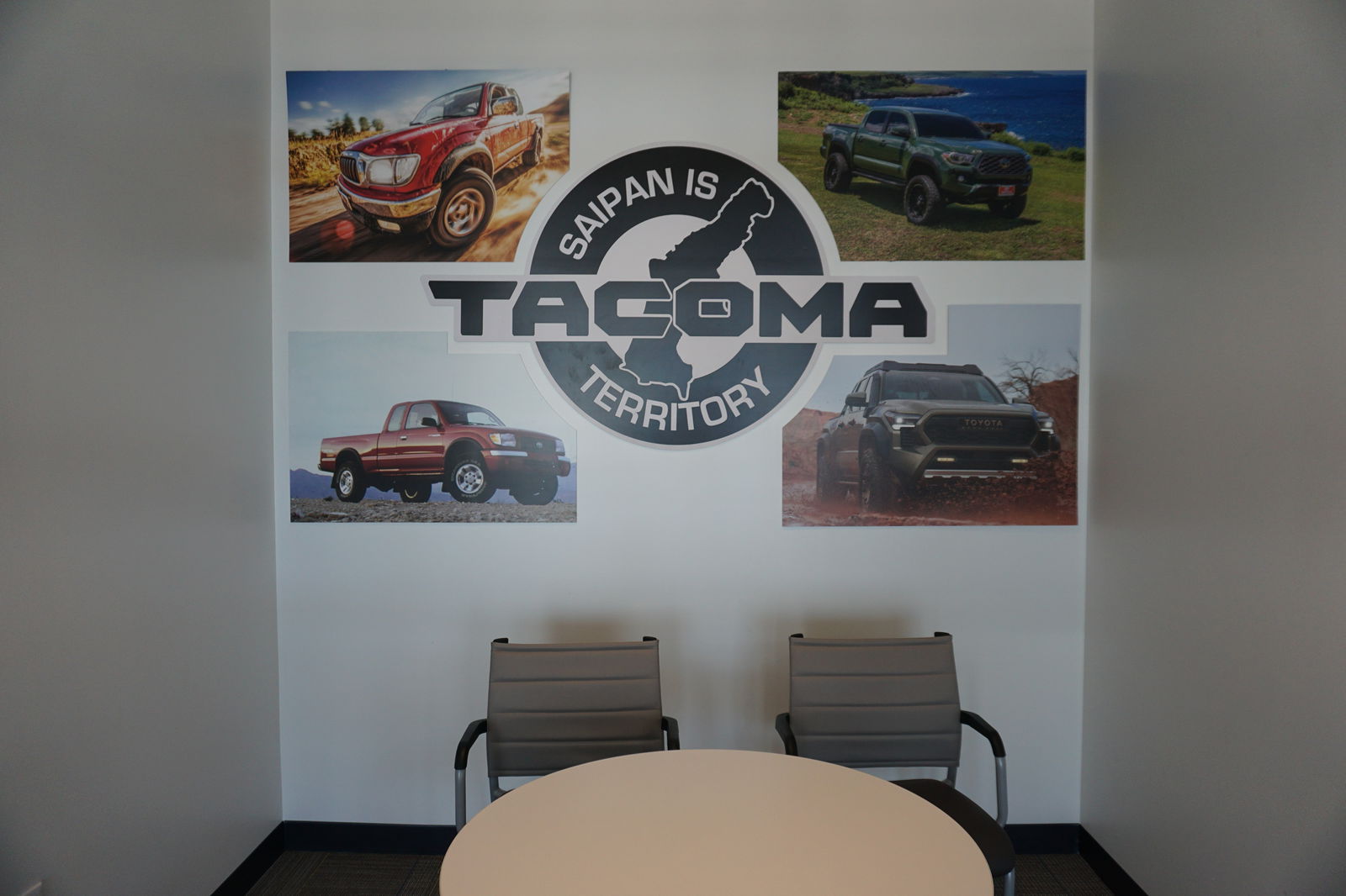 Atkins Kroll Saipan’s discussion rooms are designed as private offices where staff will bring transactional documents directly to the customer for added convenience. 