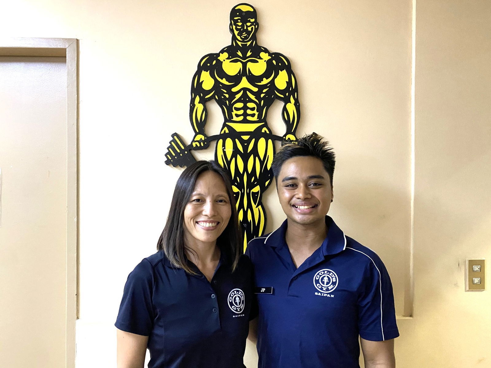 Ella Dela Cruz, left, JP Camacho.