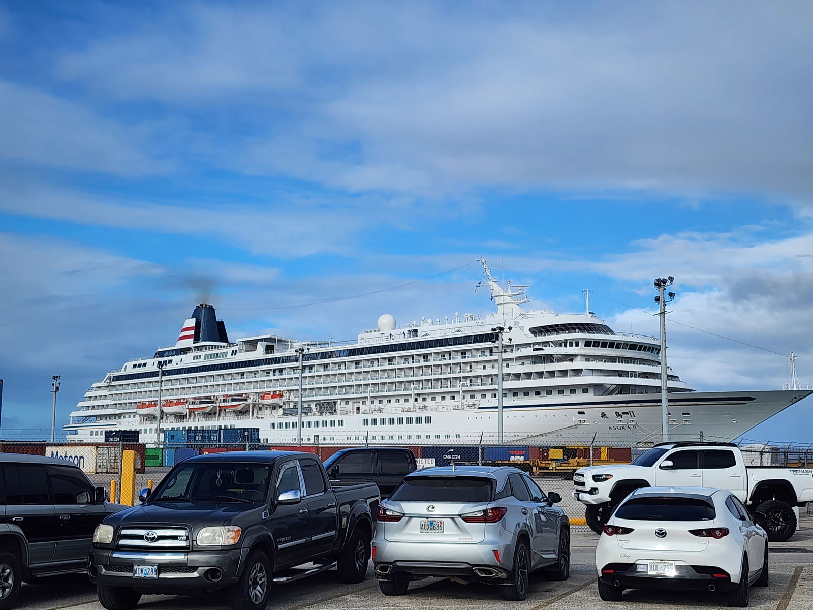 Asuka II visits Saipan on Tuesday morning, Dec. 31, 2024.