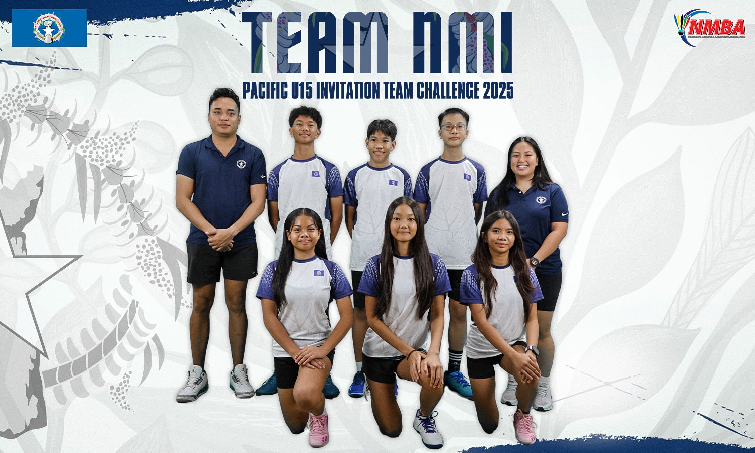Standing, from left, Nate Guerrero, Thaddaeus Tolentino, Evan Seguritan, Benjamin Cai, and Janelle Pangilinan. Front row, from left, Breanna Lopez, Keala Takeda, and Danielle Joson.