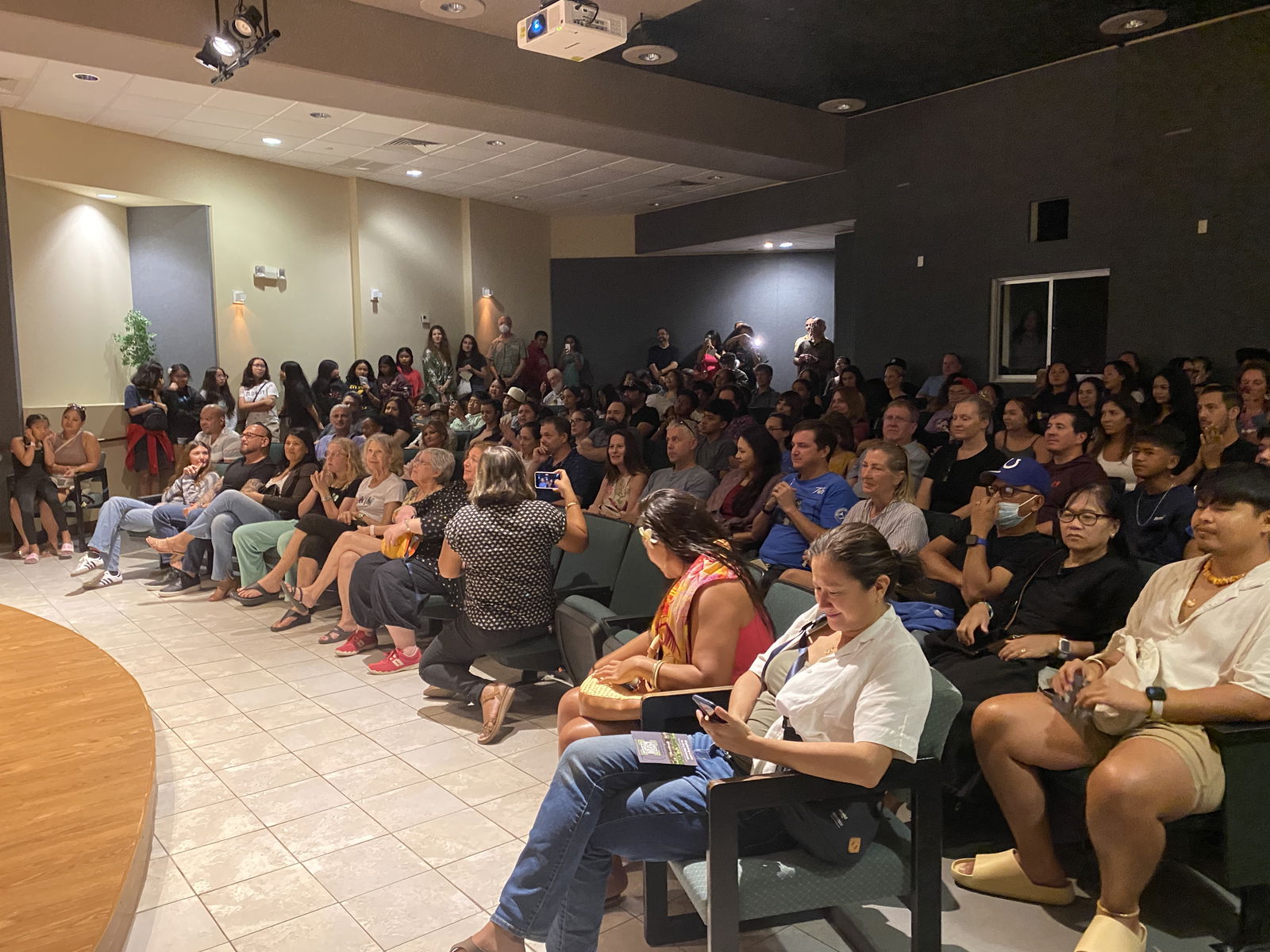 It was a packed house for the debut.