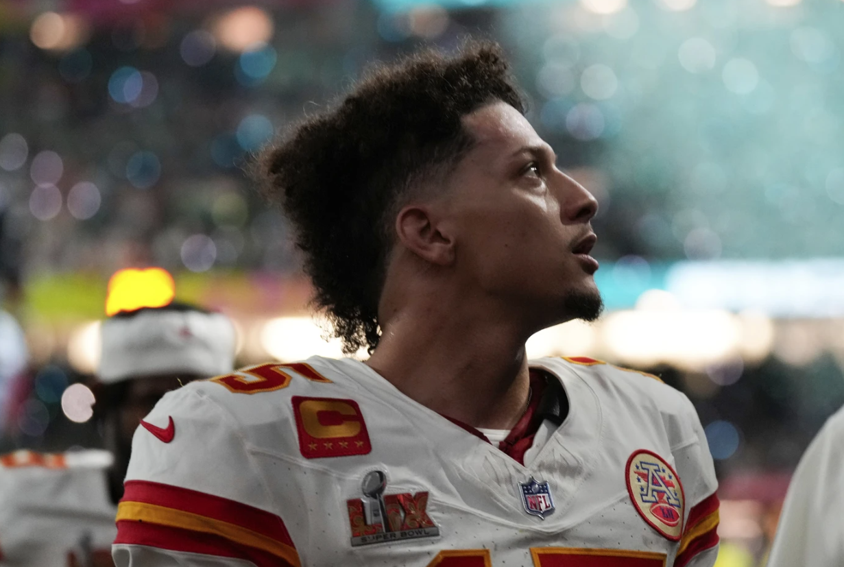 Kansas City Chiefs quarterback Patrick Mahomes walks off the field after a loss to the Philadelphia Eagles during the NFL Super Bowl 59 game, Sunday, Feb. 9, 2025 in New Orleans.