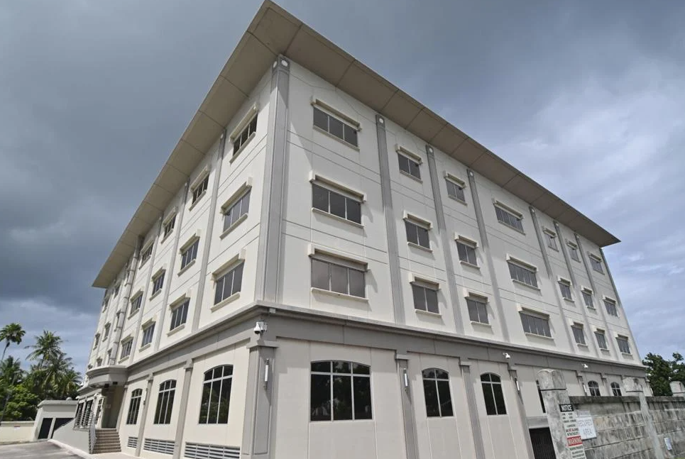 The rear of the District Court of Guam in Hagåtña on Feb. 5, 2025.Photo by David Castro/The Guam Daily Post