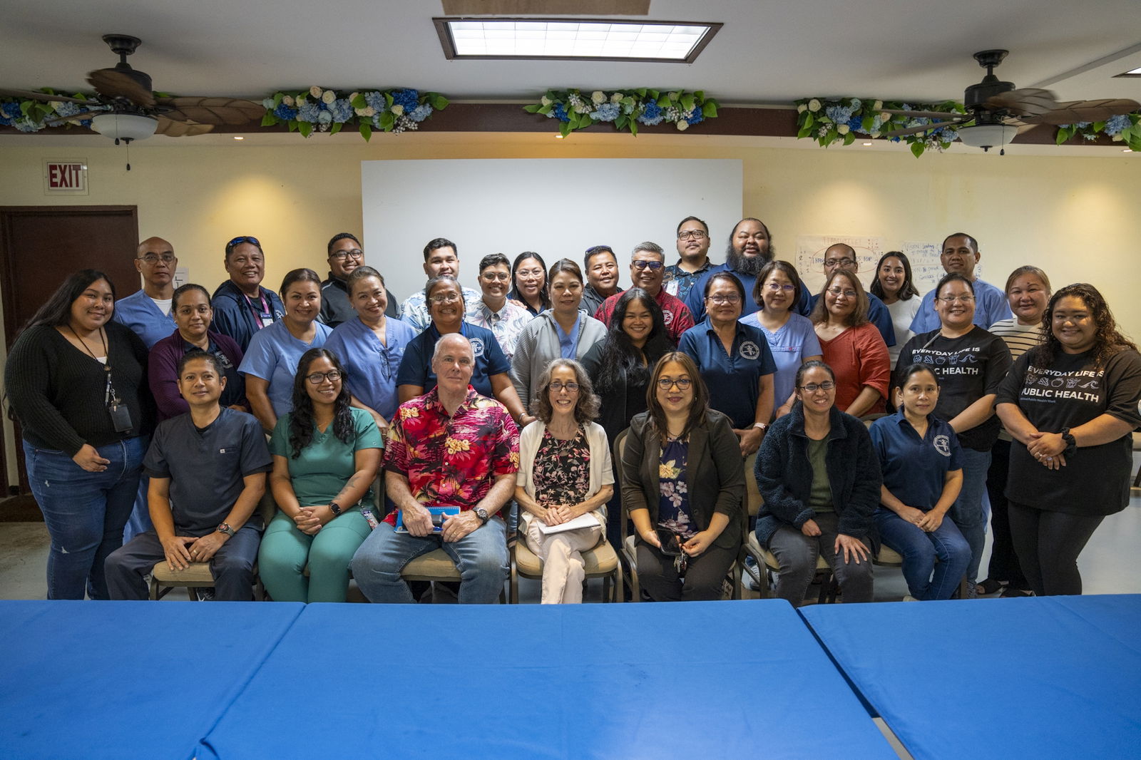 At Tinian Health Center.