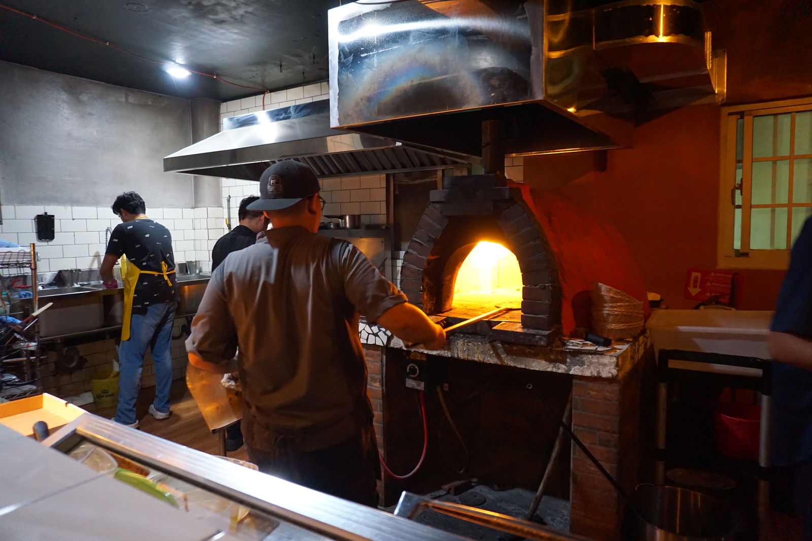 The artisans inside The Angry Penne