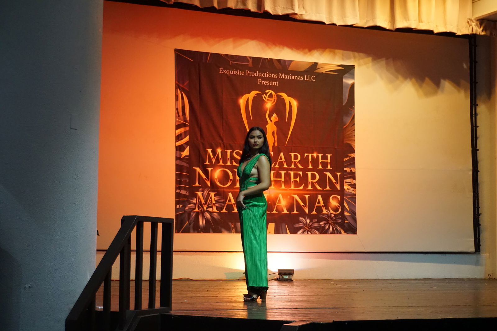 Remedio Cruz in her evening wear